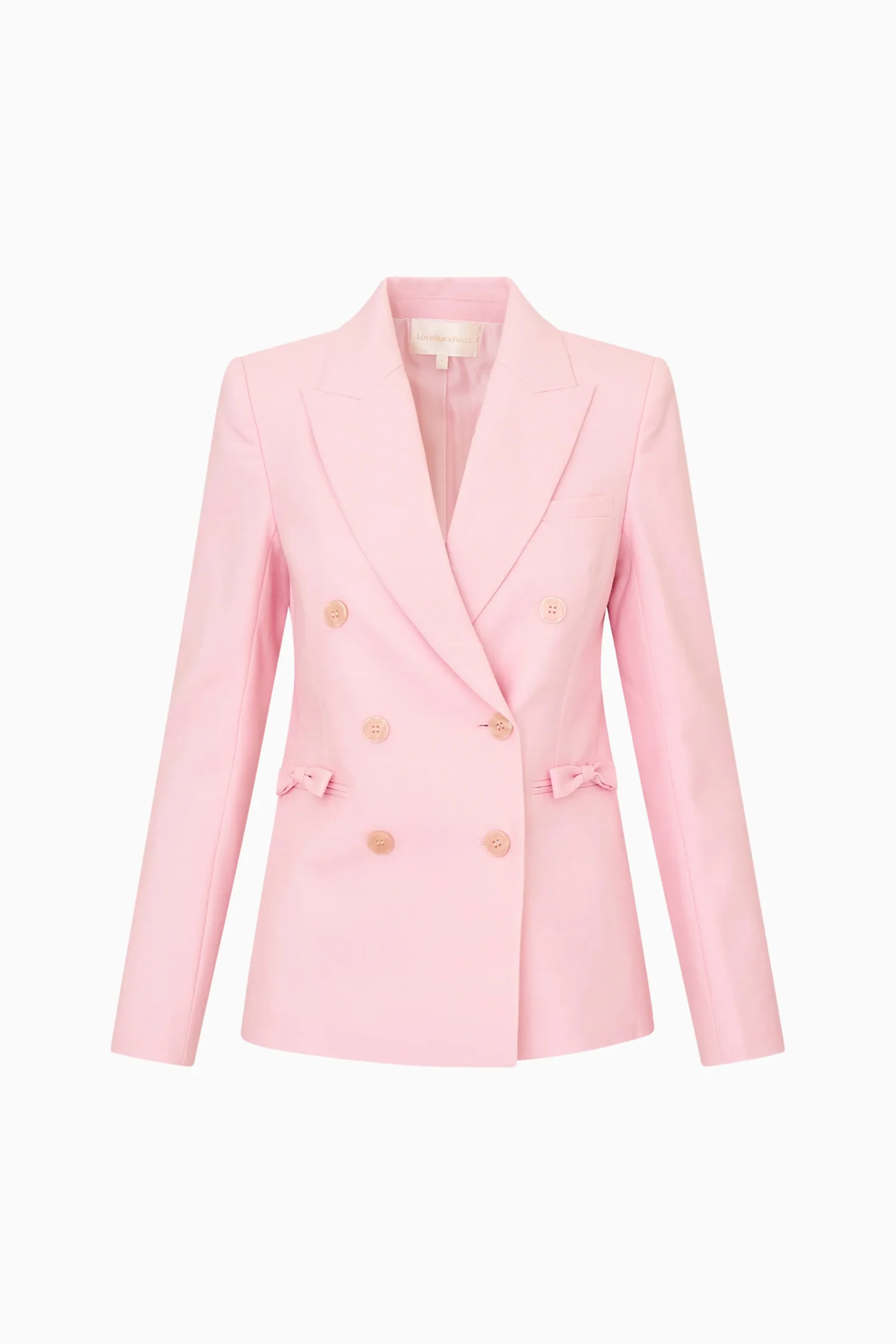 Gillian Linen-Cotton Bow Blazer - Image 6