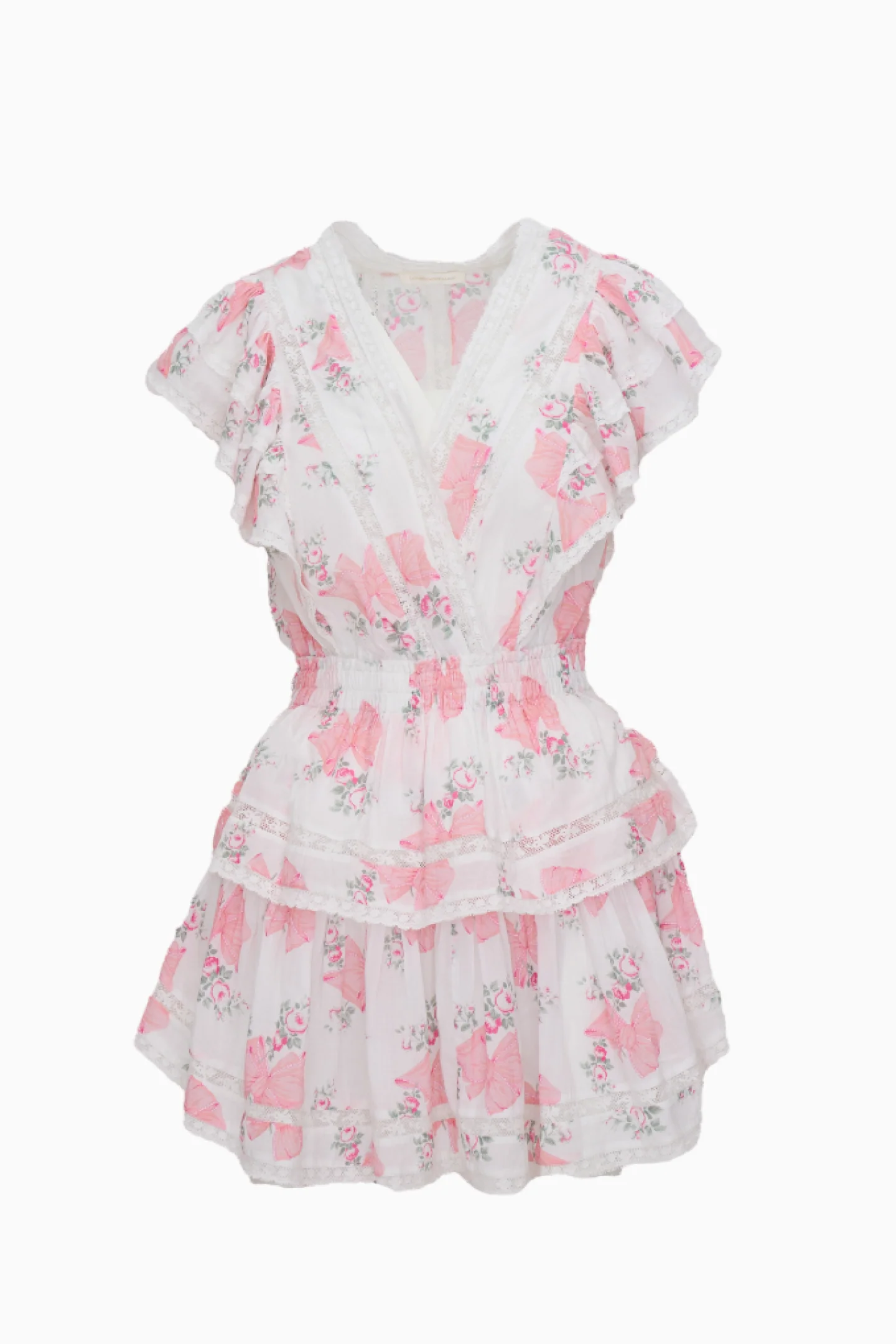 Gwen Summer Heirloom Print Mini Dress - Image 5