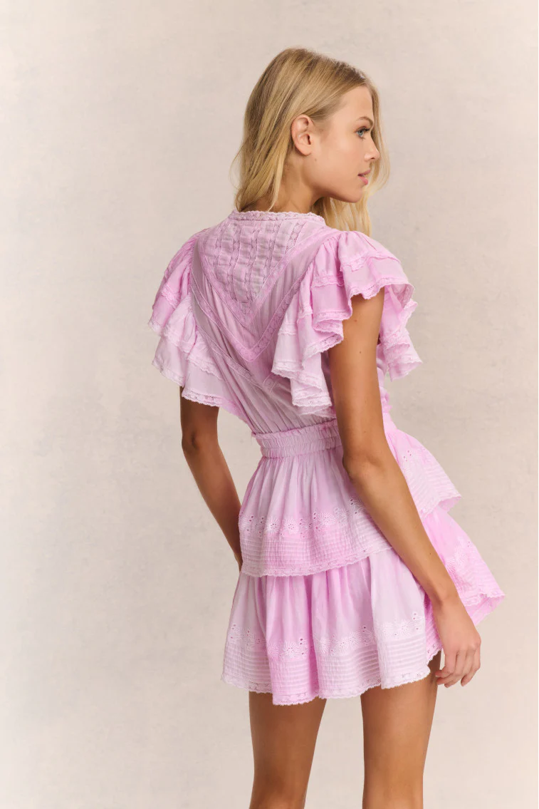 Gwen Mini Dress - PEONY PINK - Image 3