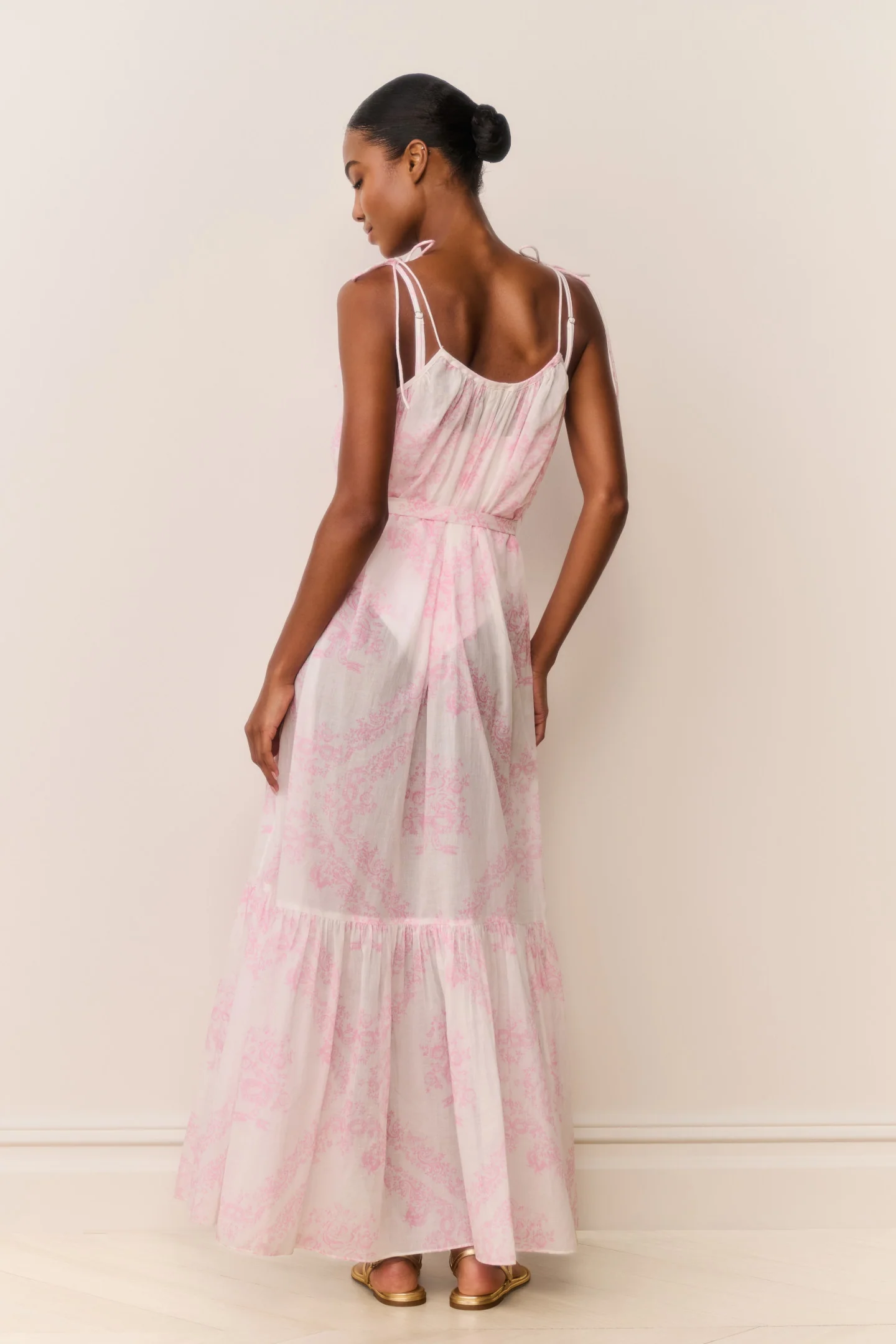 Hale Cotton Toile Print Cover-Up Dress - Image 5