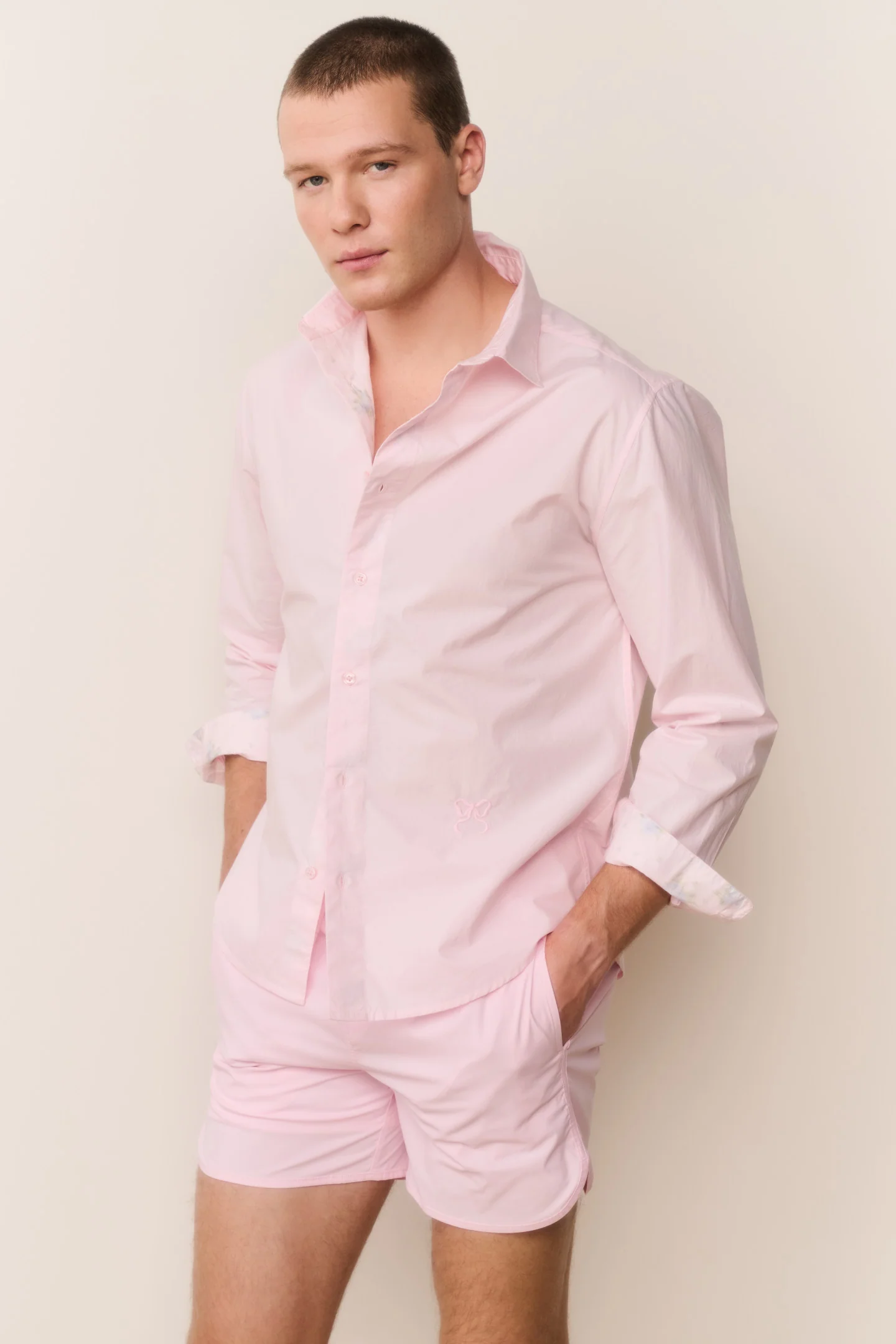 MR FANCY Hudley Pink Unisex Shirt - Image 3