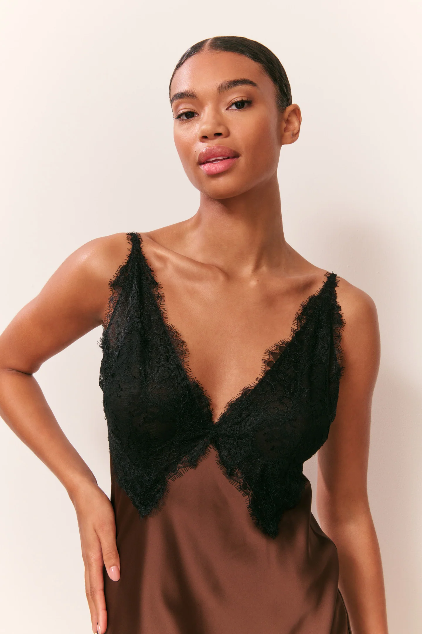 Iridia Satin Maxi Slip Dress - Image 7