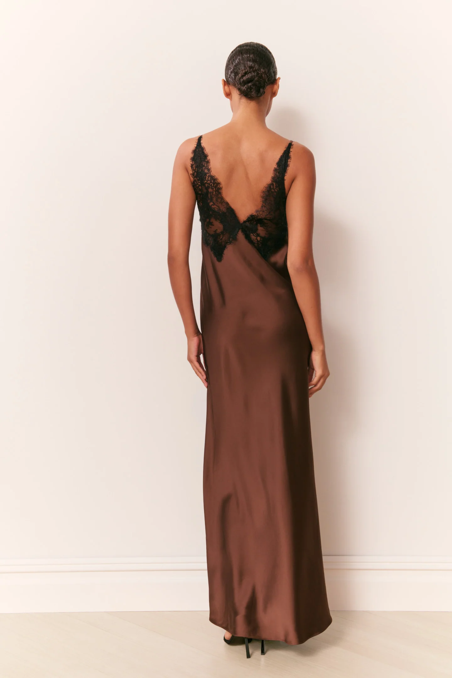 Iridia Satin Maxi Slip Dress - Image 8