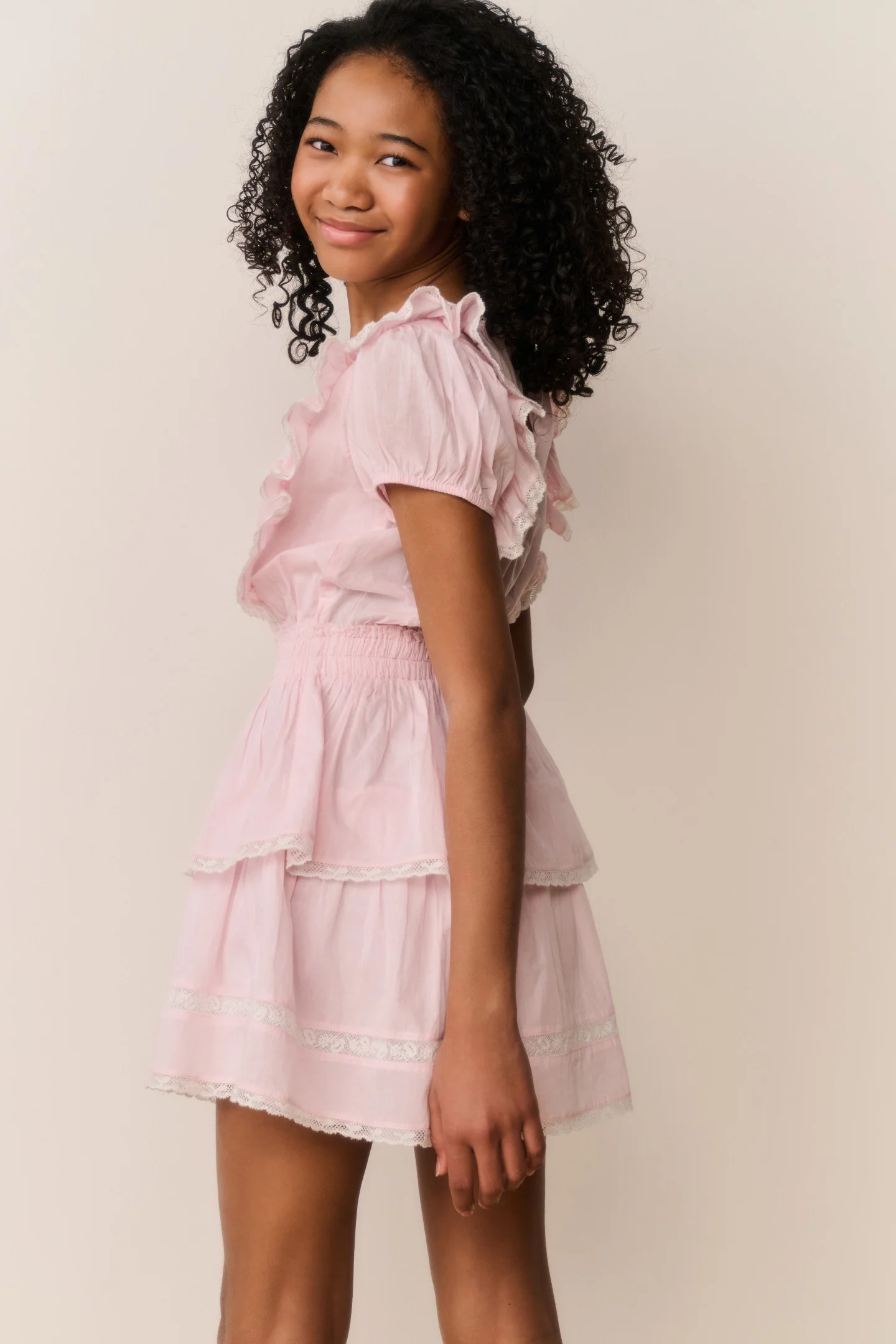 Tween Jaime Cotton Mini Dress - Image 3