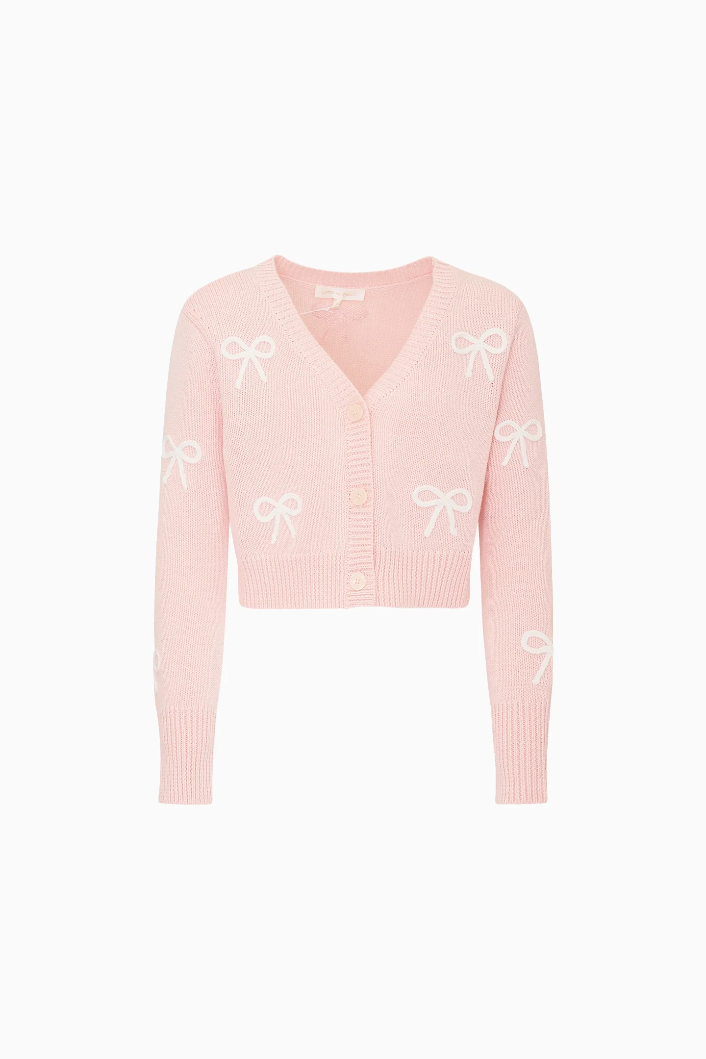 Tween Jayne Bow Embroidered Cardigan - Image 6
