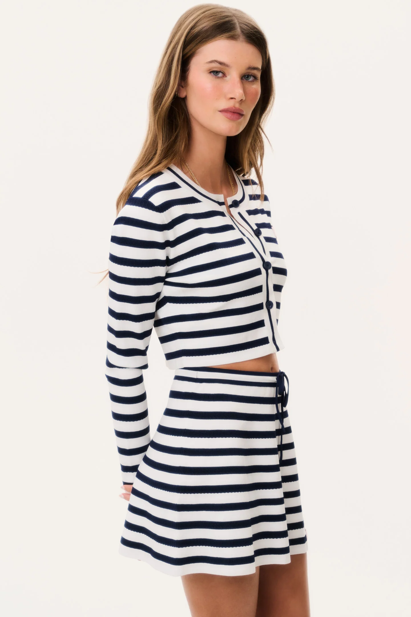 Jeanie Stretch Knit Mini Skirt - Image 4