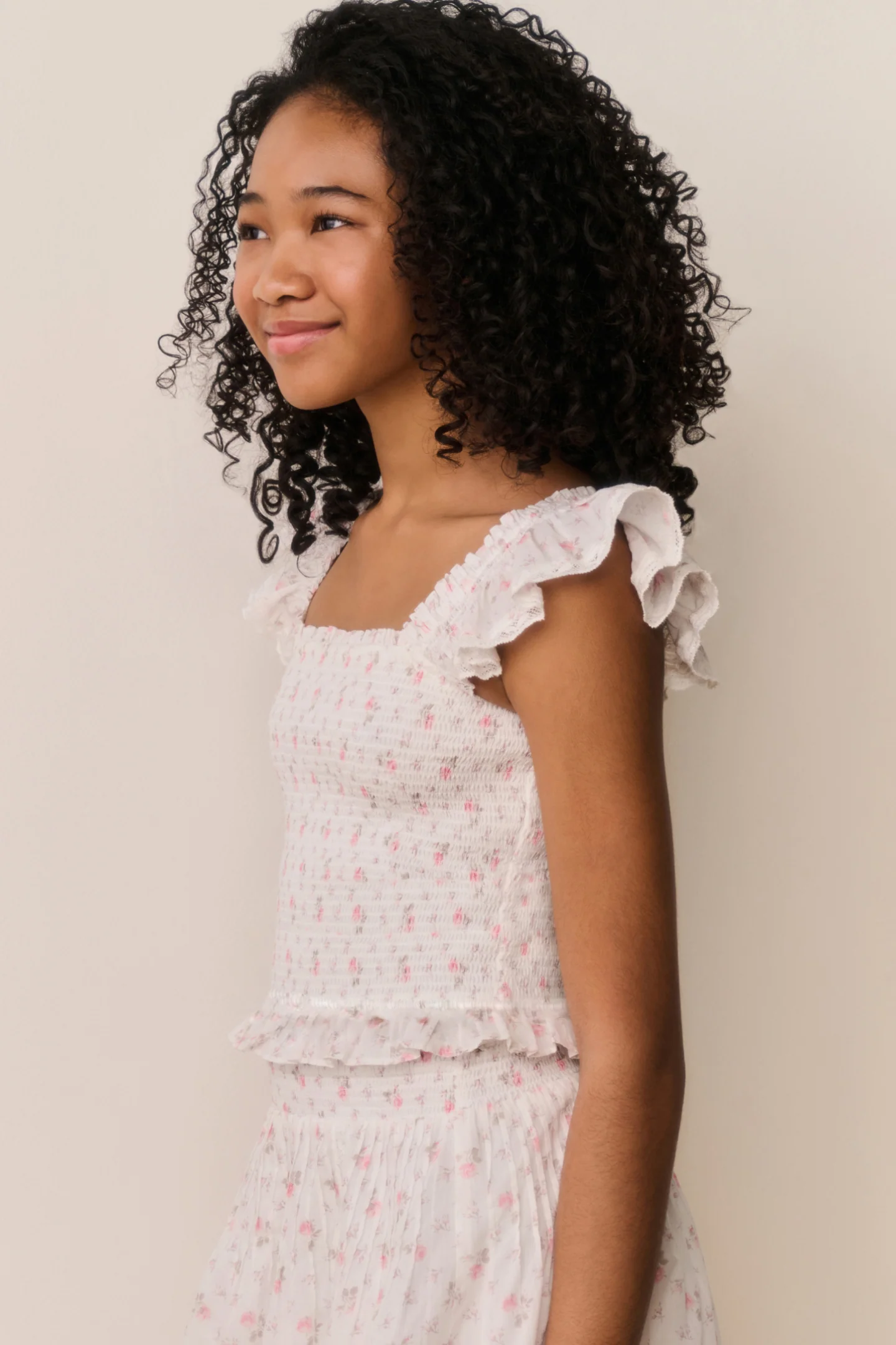 Tween Jeanna Floral Cotton Top - Image 6