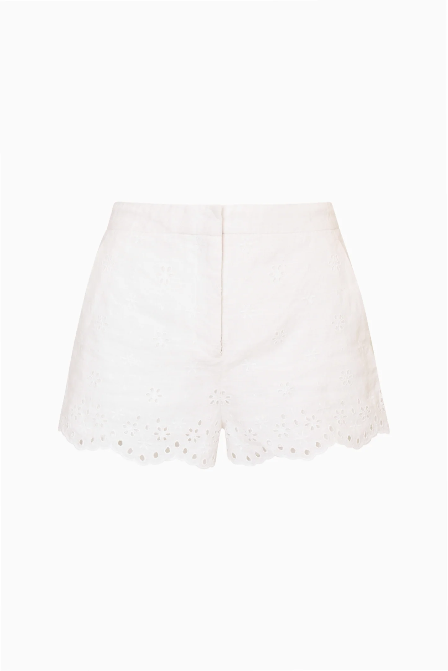 Jodine Eyelet Linen Shorts - Image 5