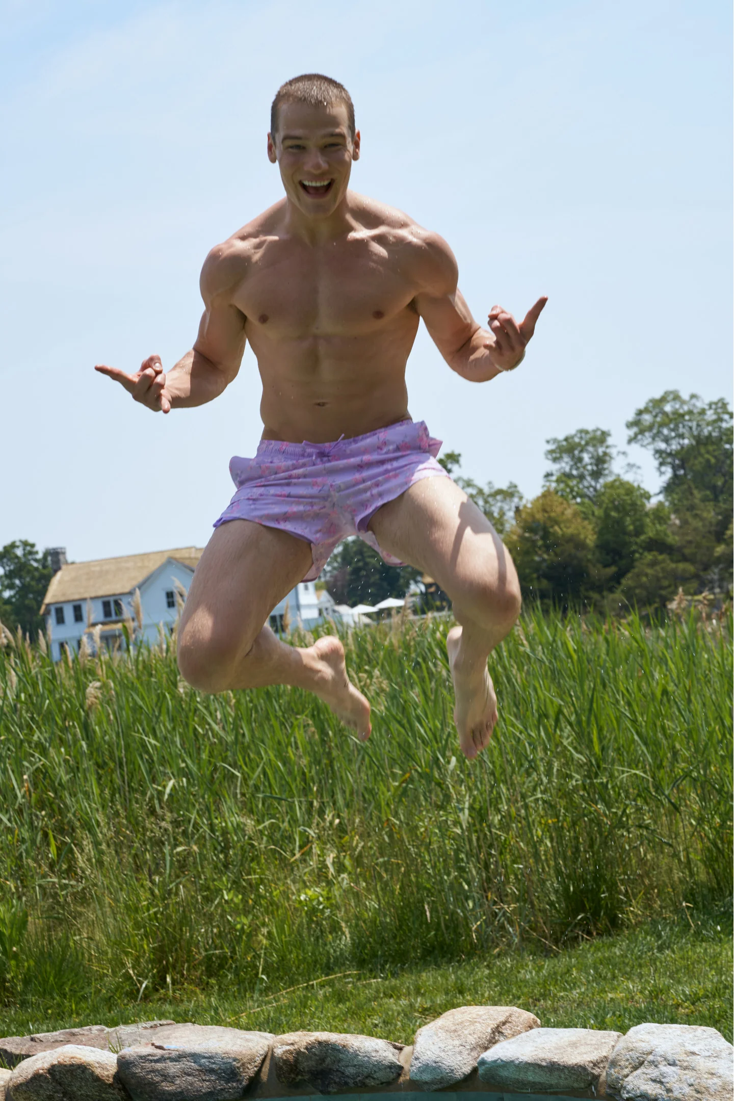 Men's Kai Swim Shorts - HIBISCUS - Image 5