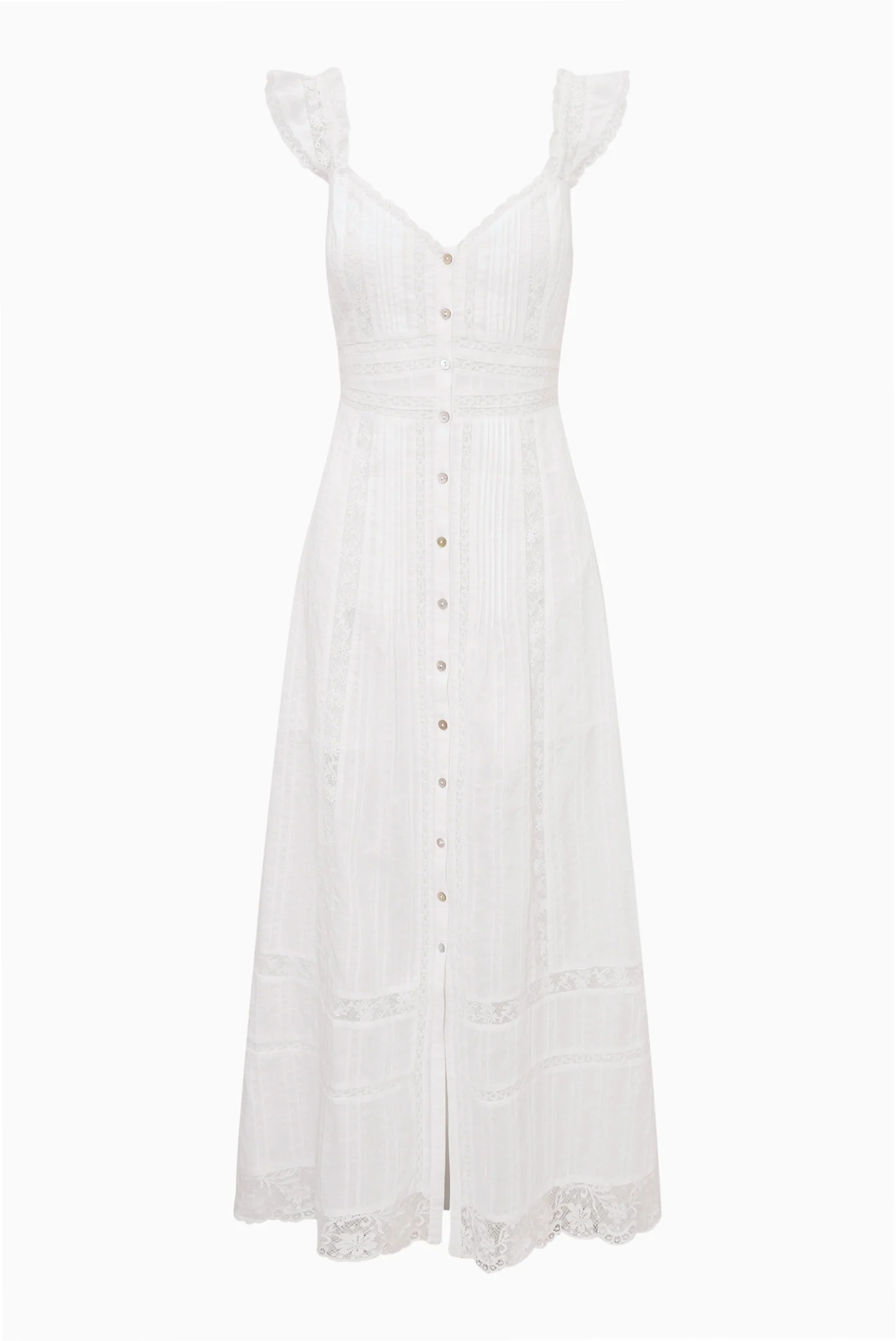 Kailette Cotton Maxi Dress - OPTIC WHITE - Image 5