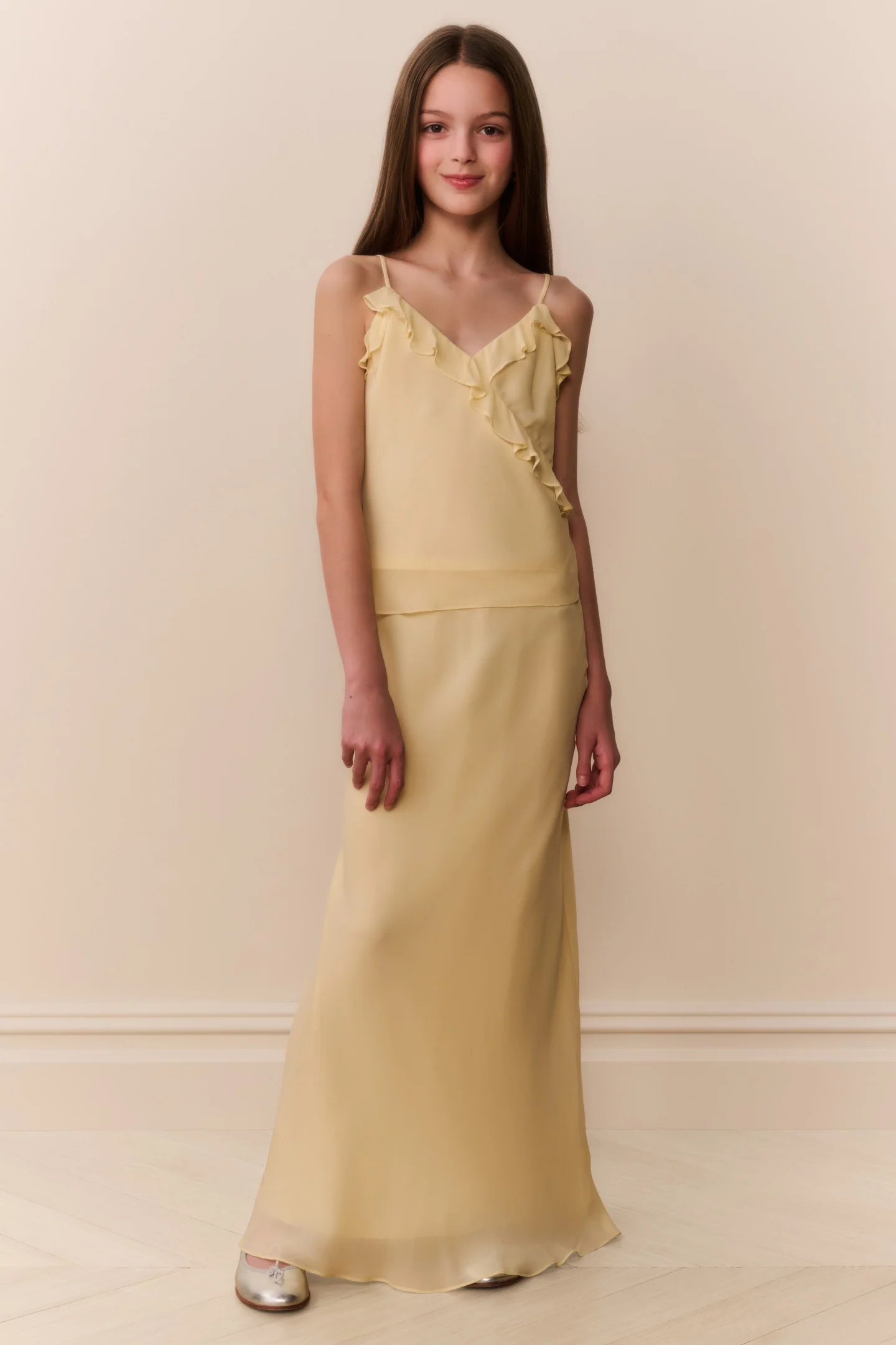 Tween Kalea Chiffon Ruffle Top - Image 3