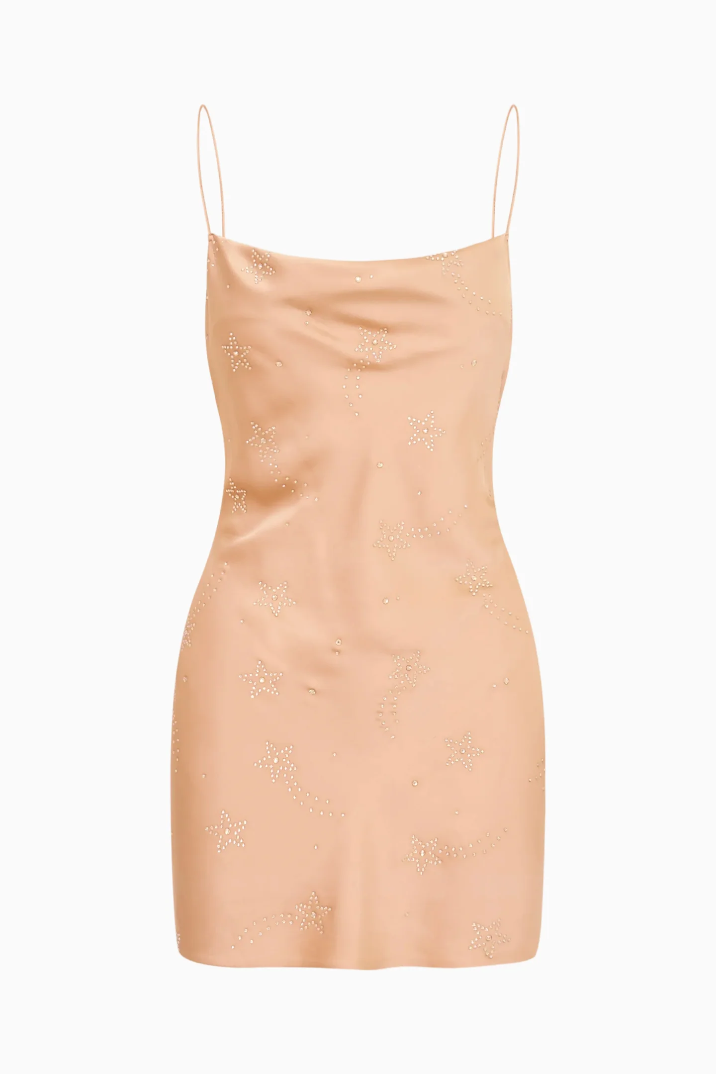 Kalora Celestial Crystal Satin Mini Dress - Image 6