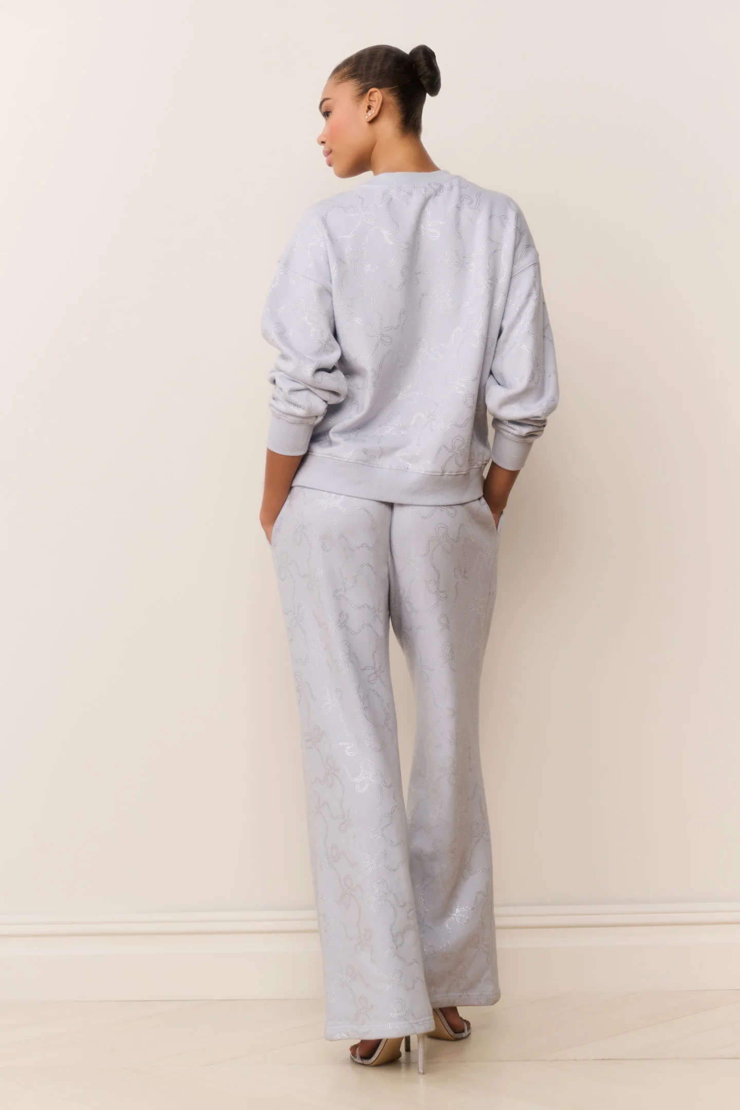 Karabeth Bow Embellished Fleece Pullover - Image 5