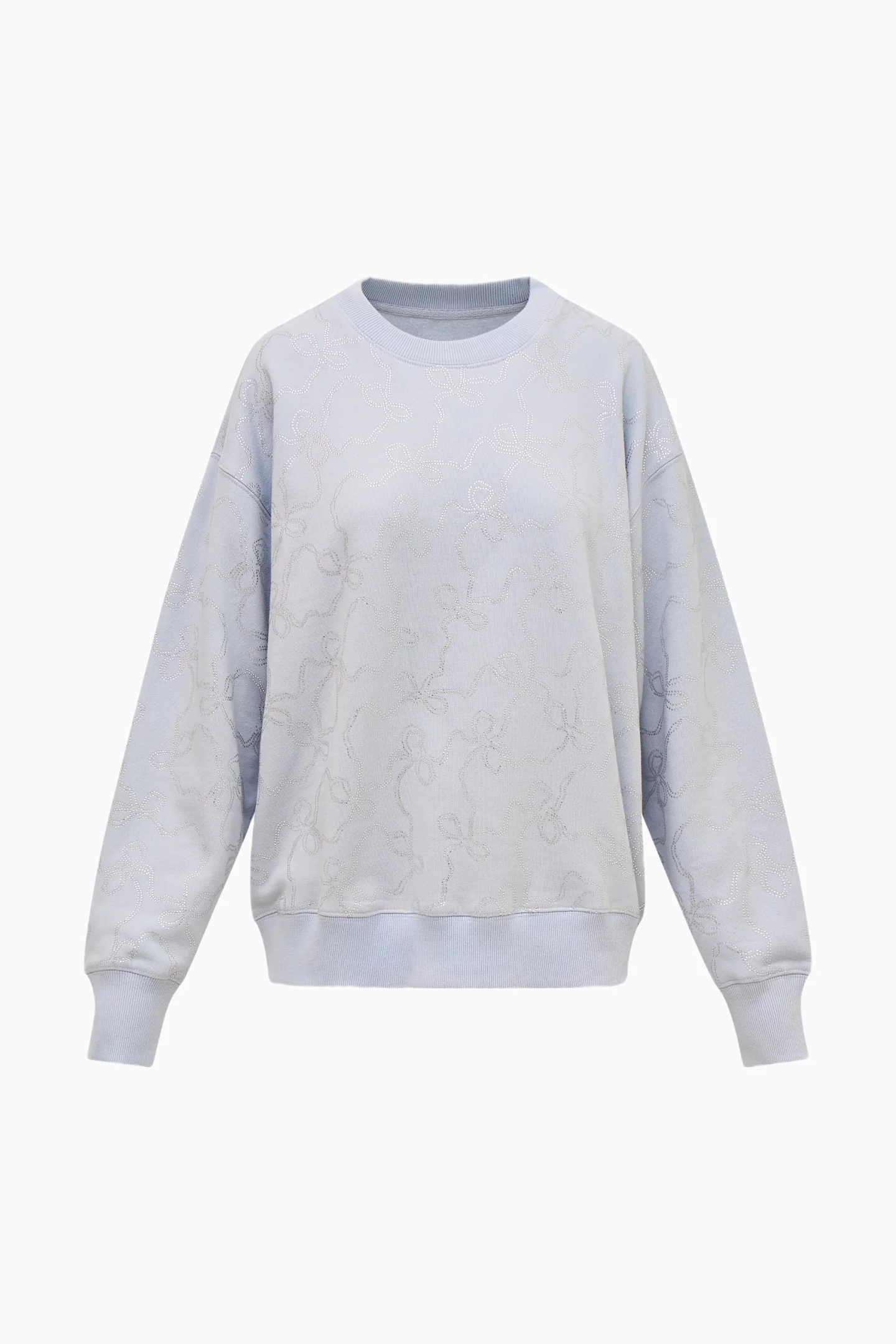 Karabeth Bow Embellished Fleece Pullover - Image 6