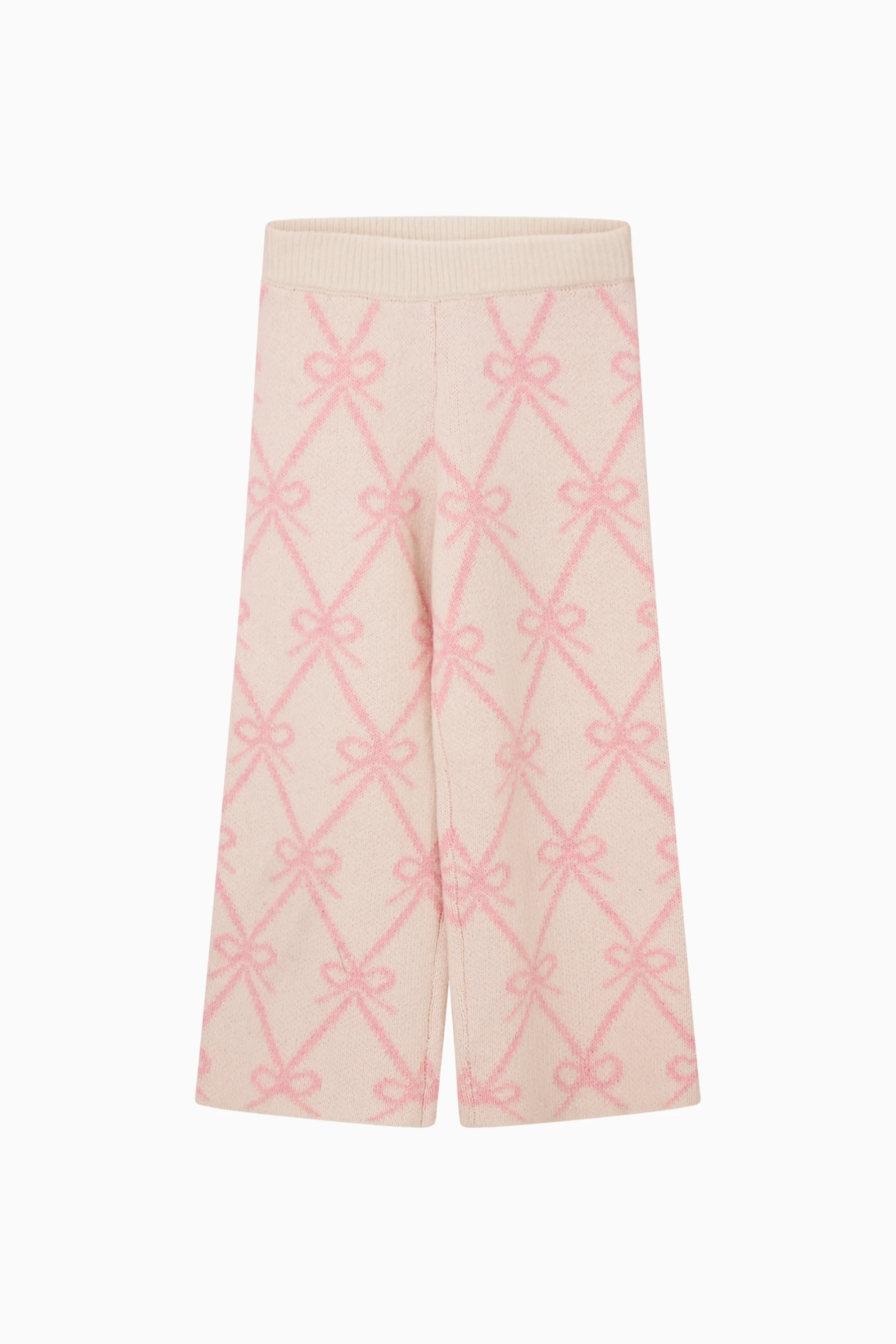 Girls Kisa Knit Bow Pants - Image 3