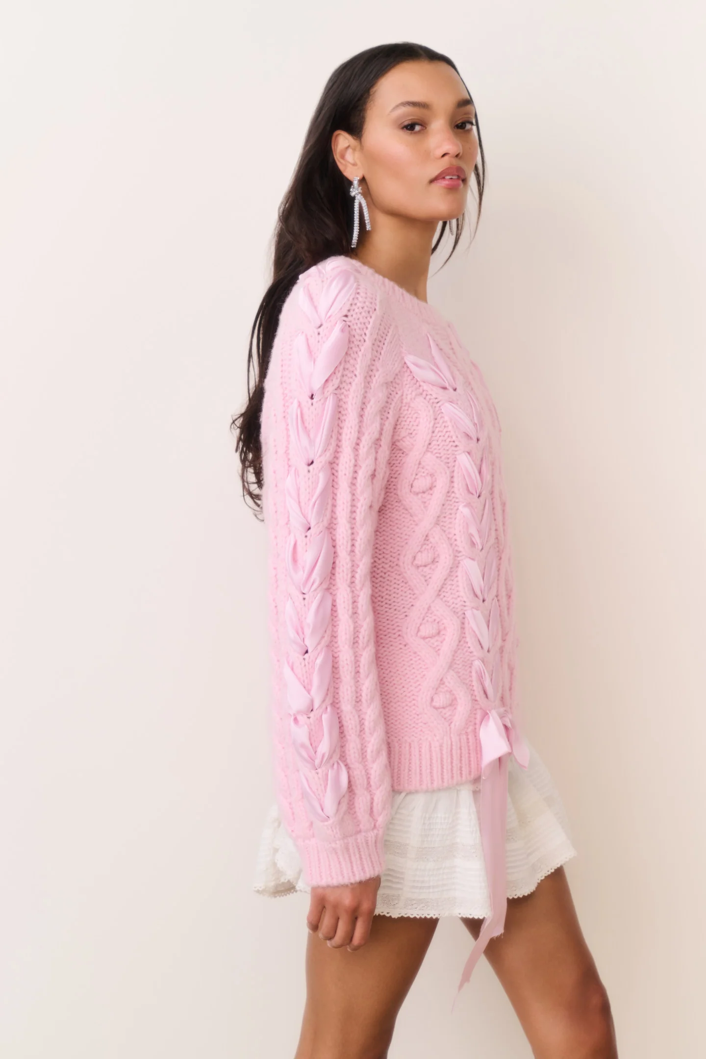 Kloss Alpaca-Blend Ribbon Pullover - Image 3