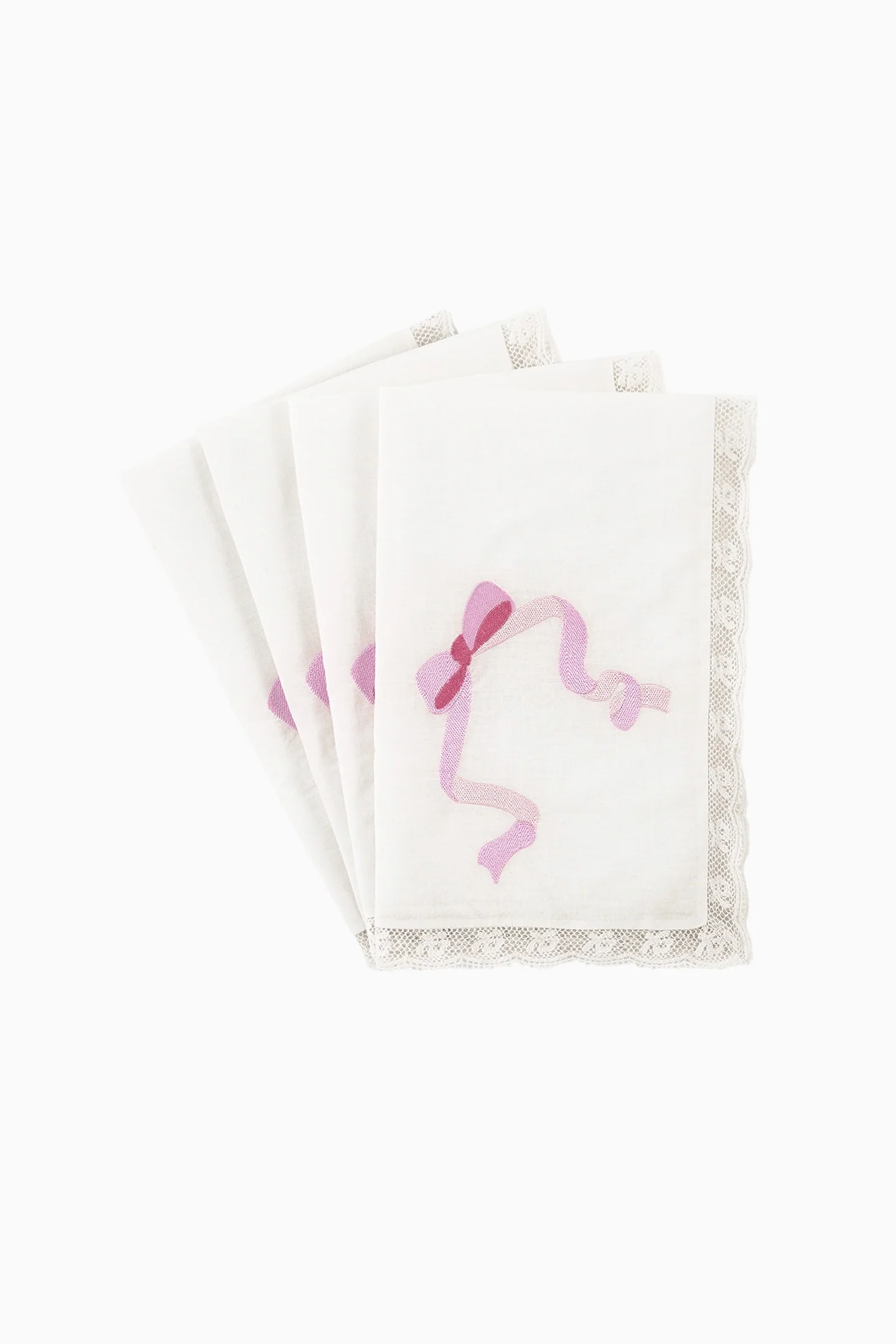 Embroidered Napkins - Set of 4 - Image 6