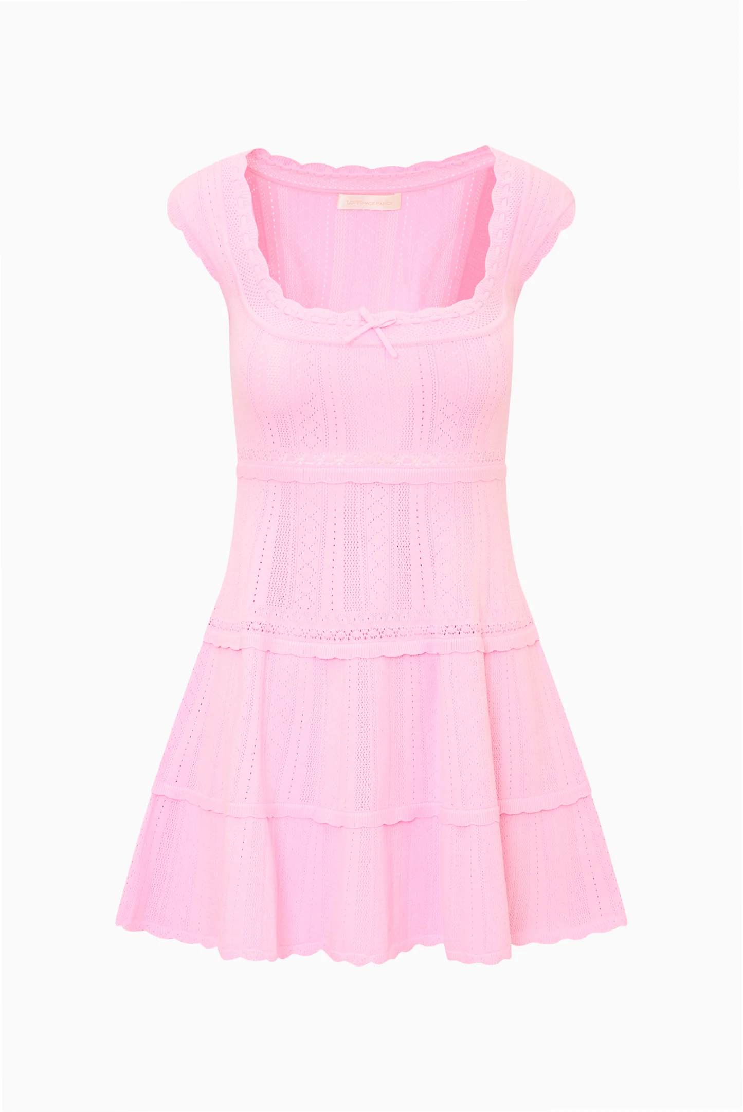 Laighton Stretch Pointelle Mini Dress - Image 5
