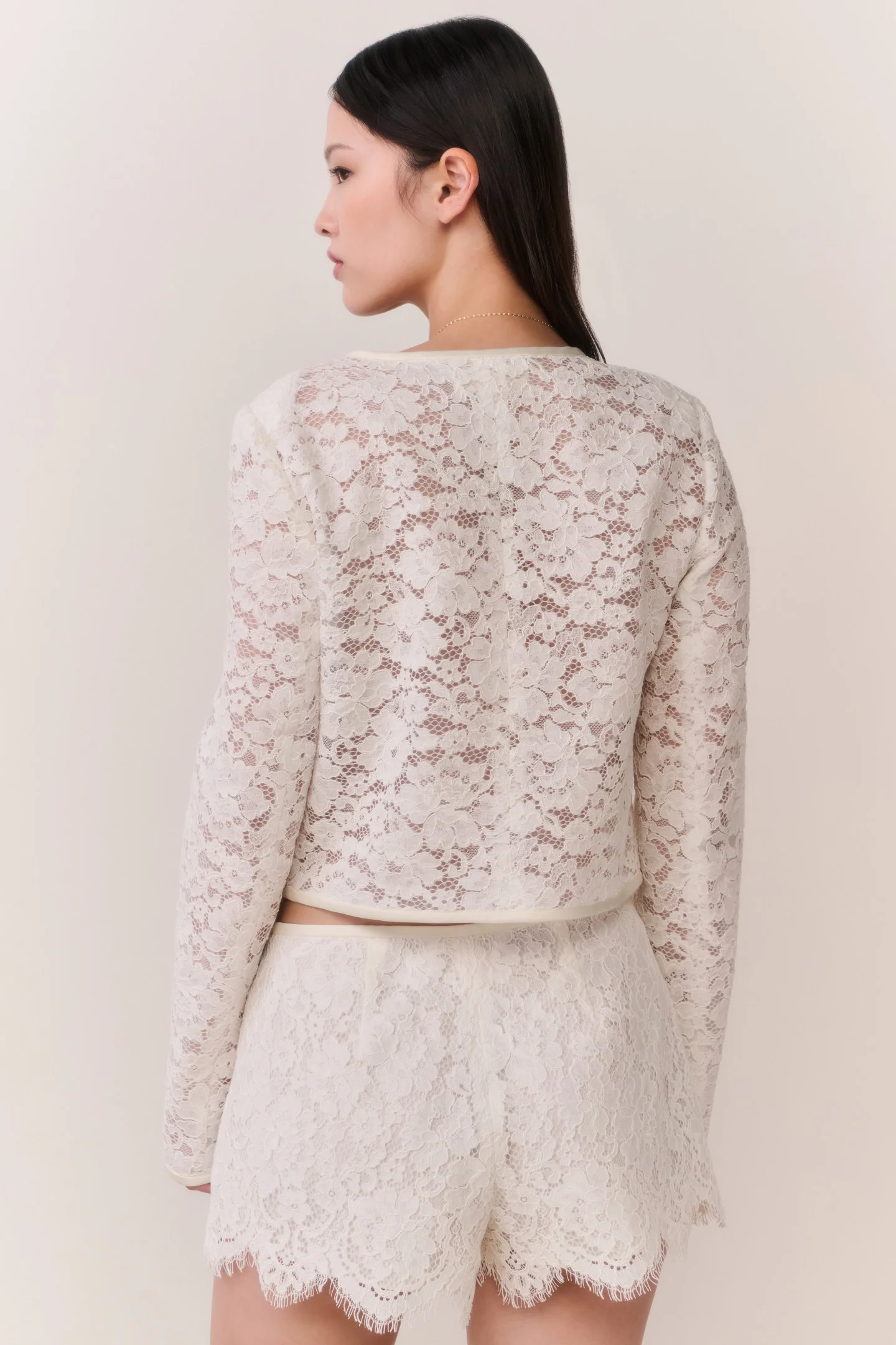 Lavendine Lace Mini Shorts - Image 4