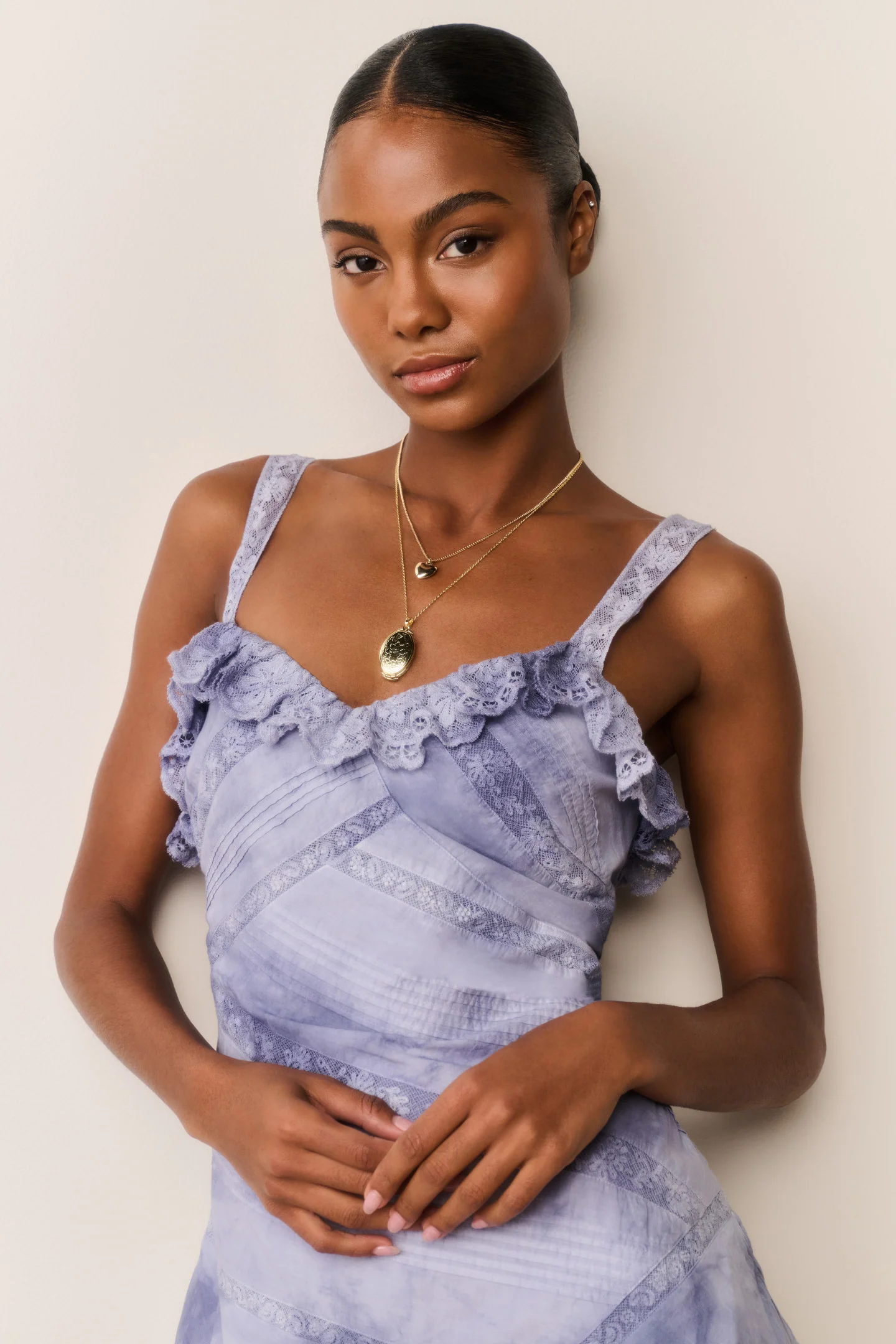 Lavine Hand-Dyed Cotton Mini Dress - Image 2