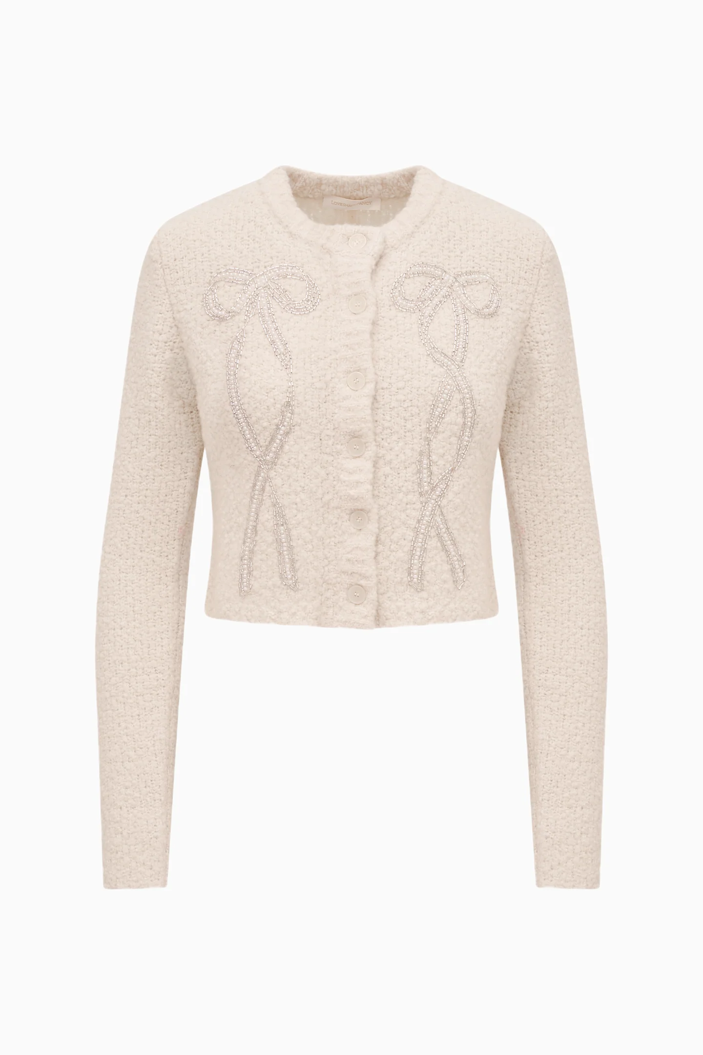 Leocadia Wool-Blend Embellished Cardigan - Image 6