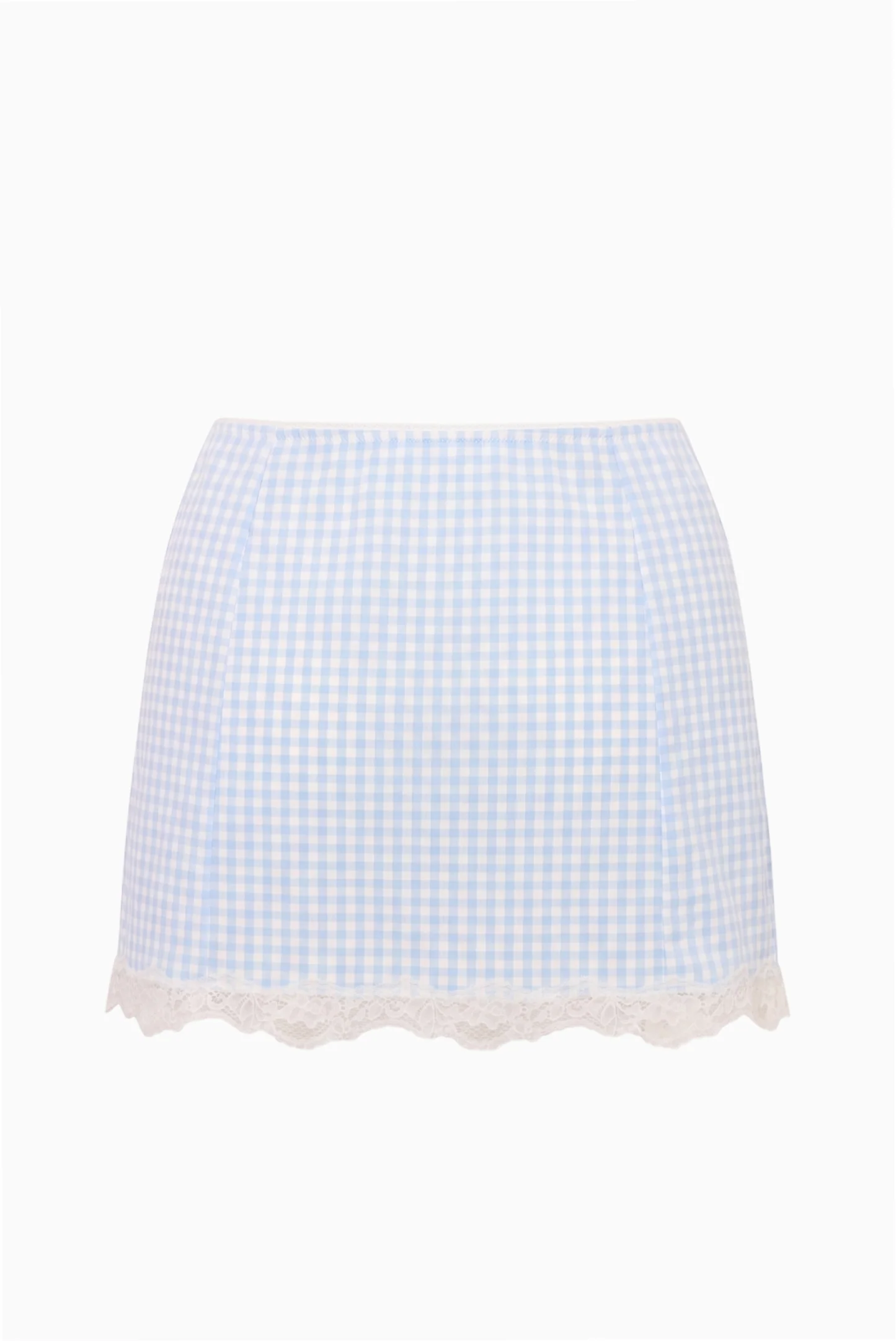 Lilosa Gingham Swim Skirt - Image 6