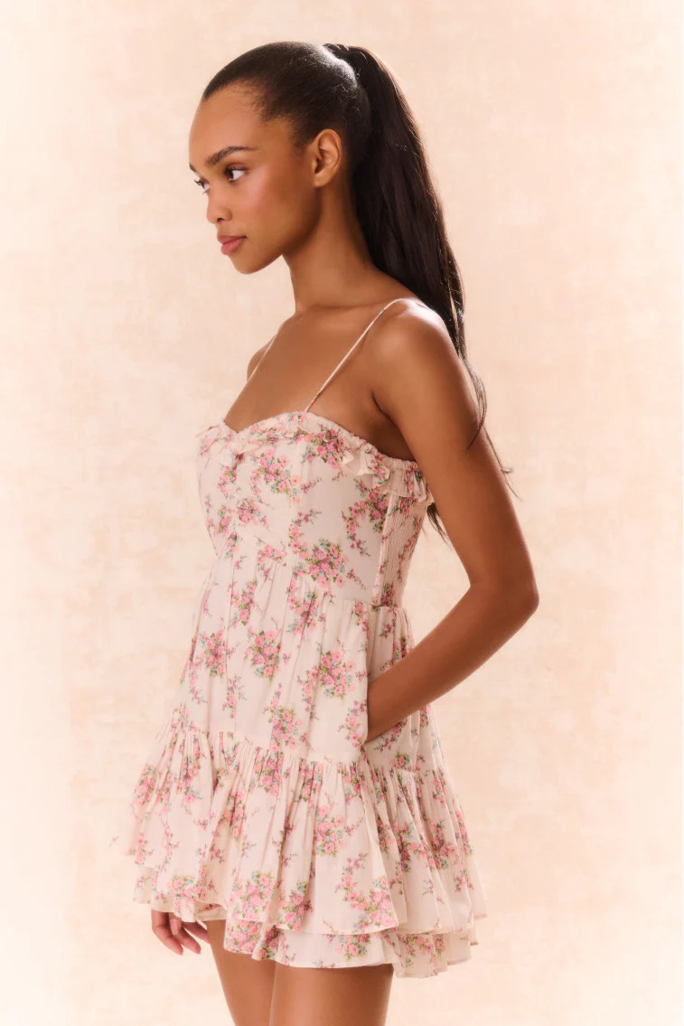 Linny Floral Mini Dress - Image 4