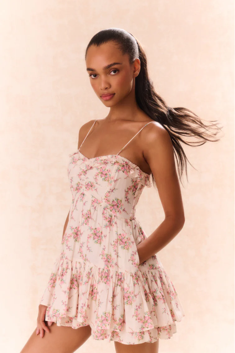 Linny Floral Mini Dress - Image 5