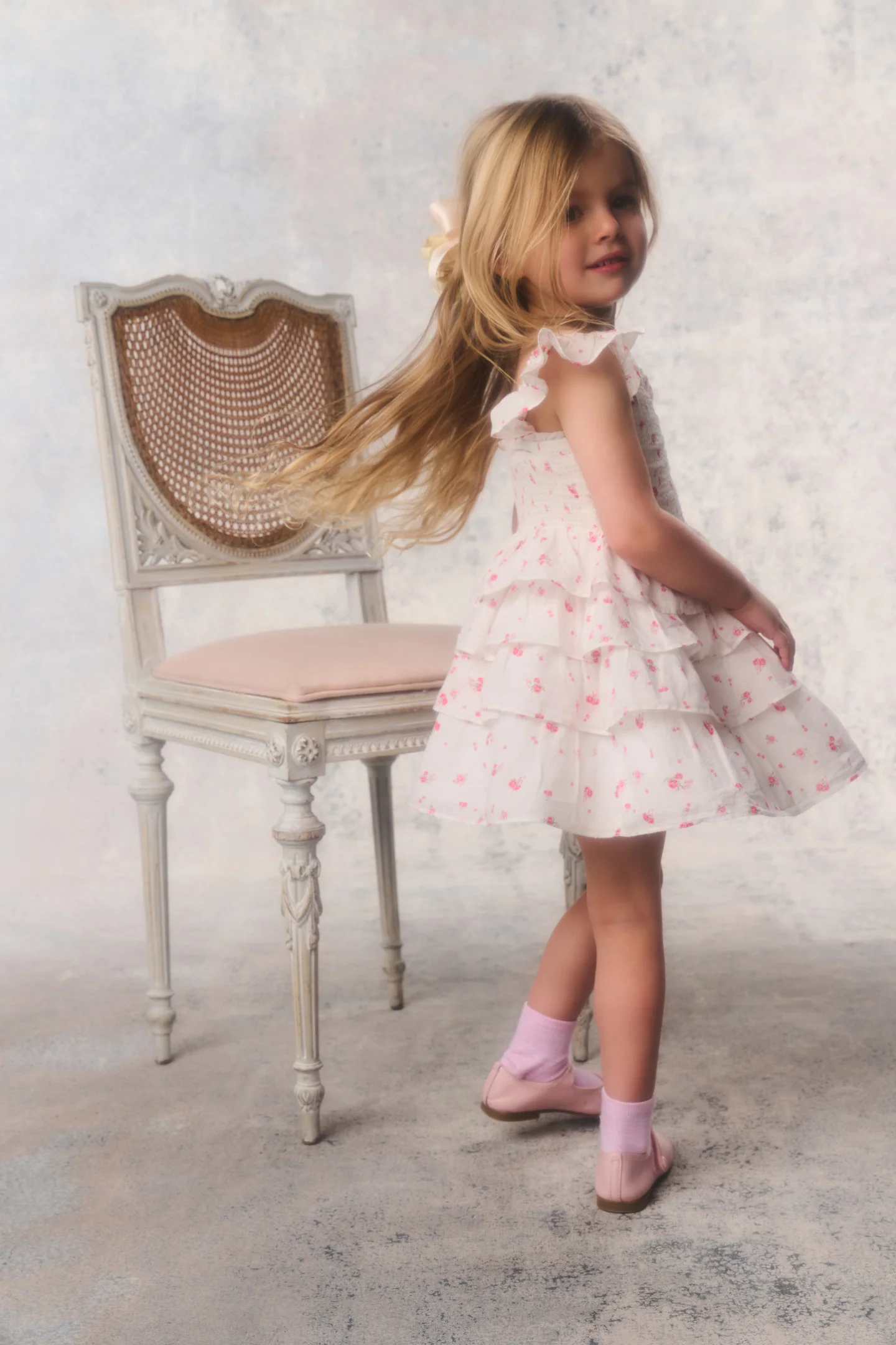 Little Girls Re-Edition Linoette Mini Dress - Image 3