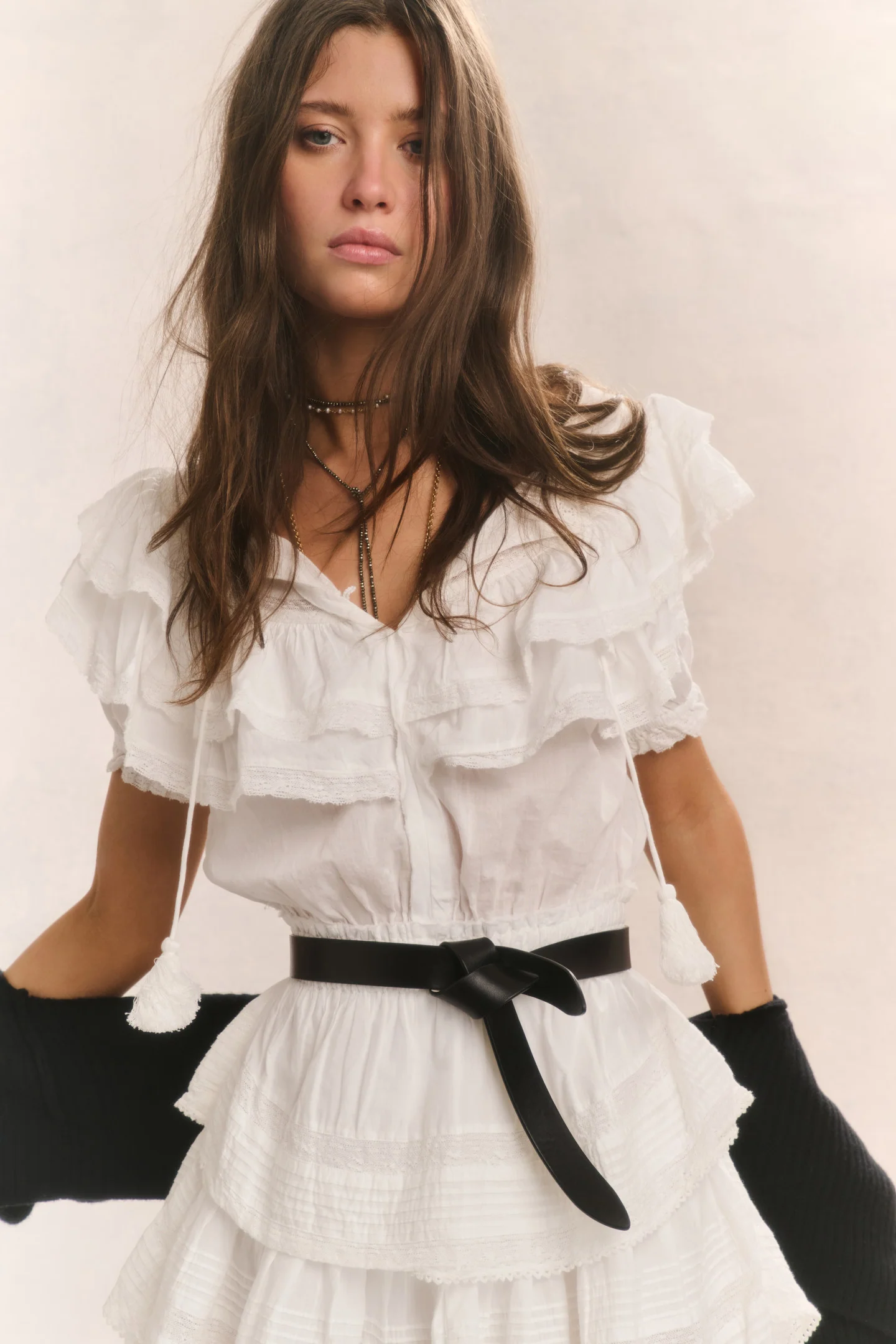 Liv Cotton Ruffled Heritage Dress - Image 3