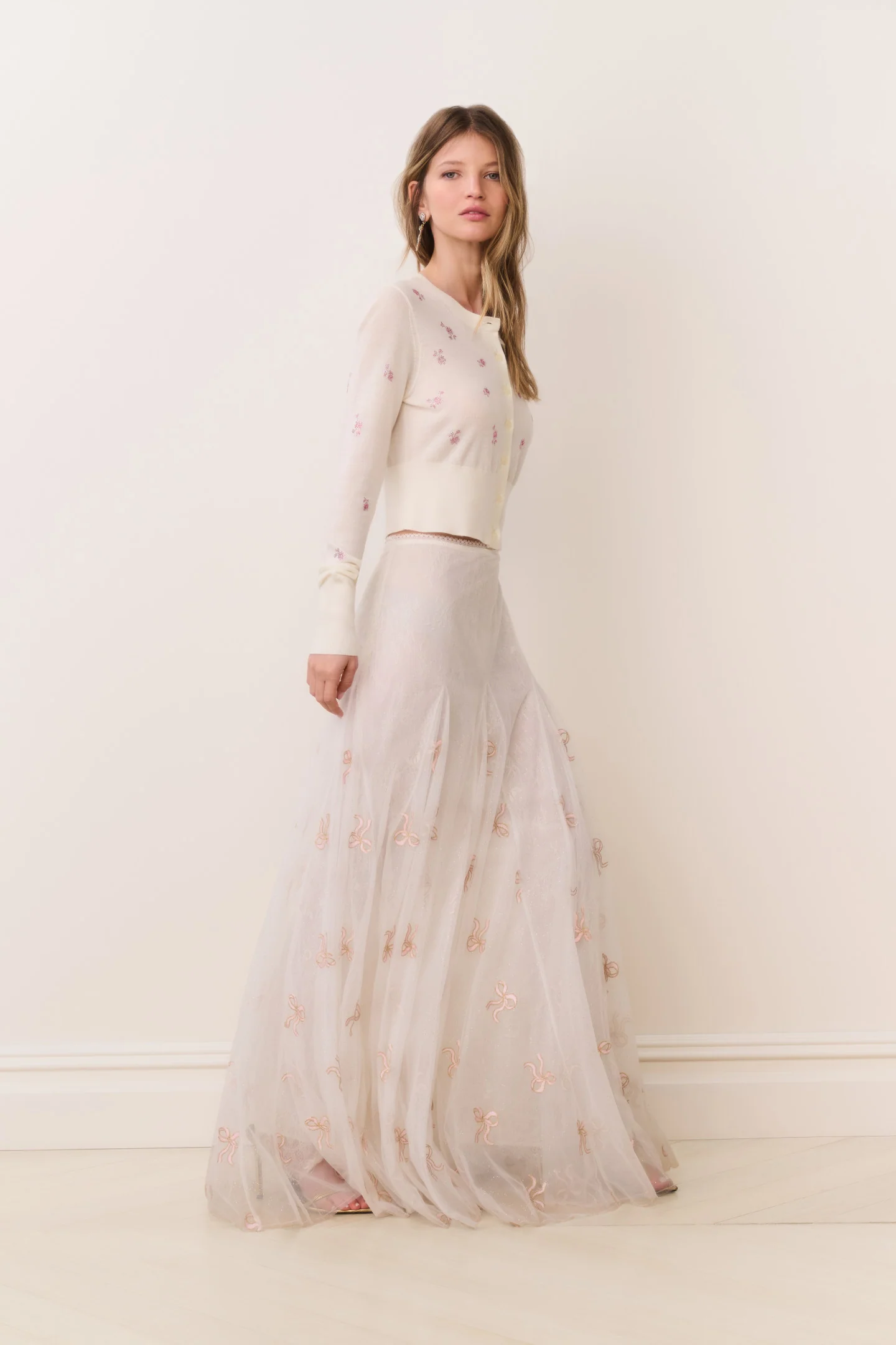 Lomani Secret Crush Tulle Maxi Skirt - Image 3