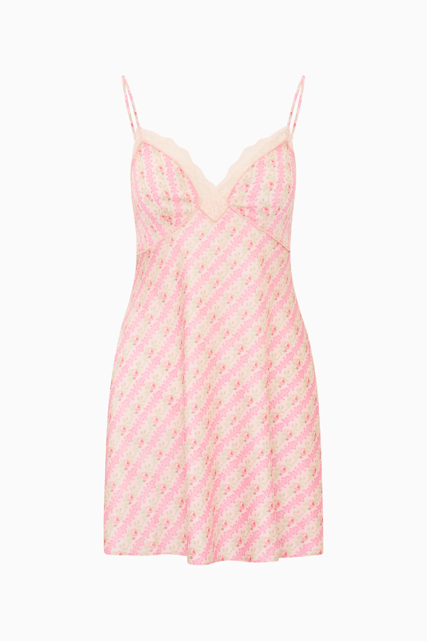 Lorinda Heirloom Print Mini Slip Dress - Image 6