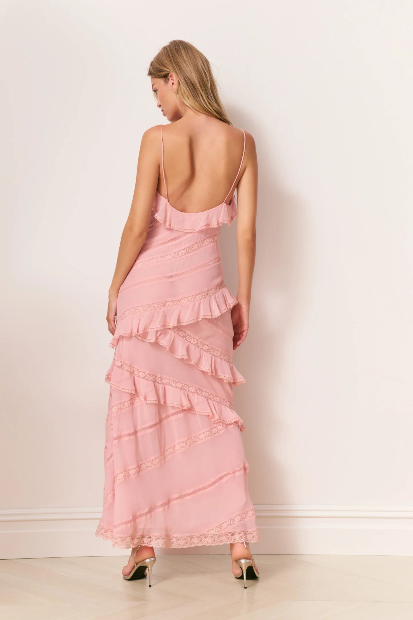 Louie Chiffon Ruffle Maxi Dress - Image 5