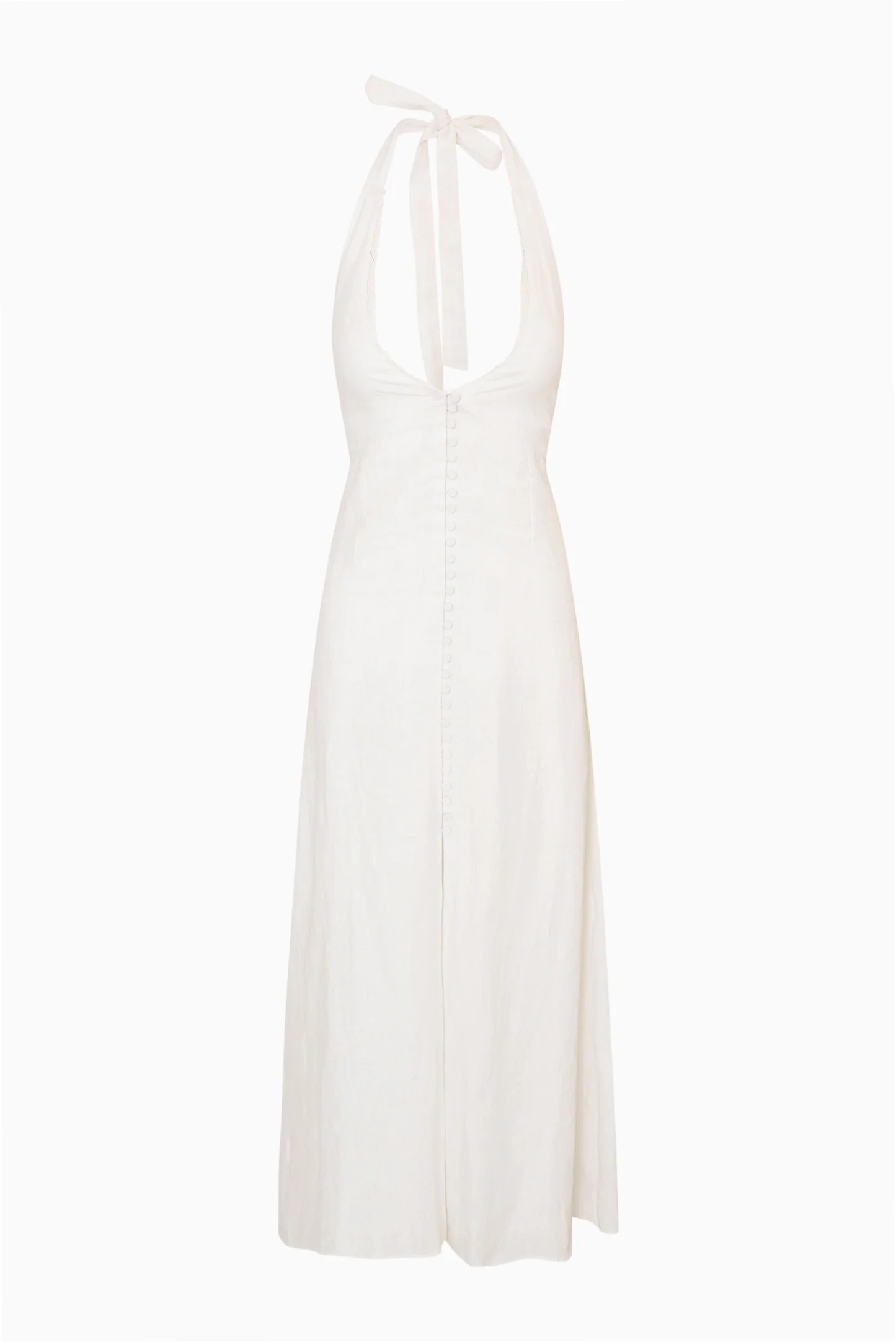 Lovis Linen Halter Maxi Dress - Image 5
