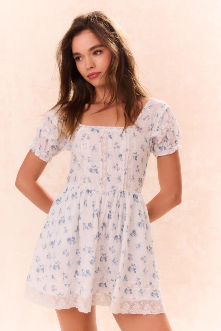 Girls Magica Floral Dress - Image 4