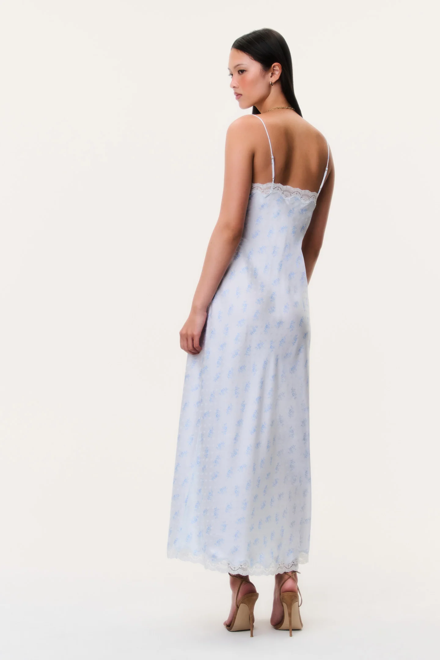 Manuela Silk-Blend Maxi Slip Dress - Image 5