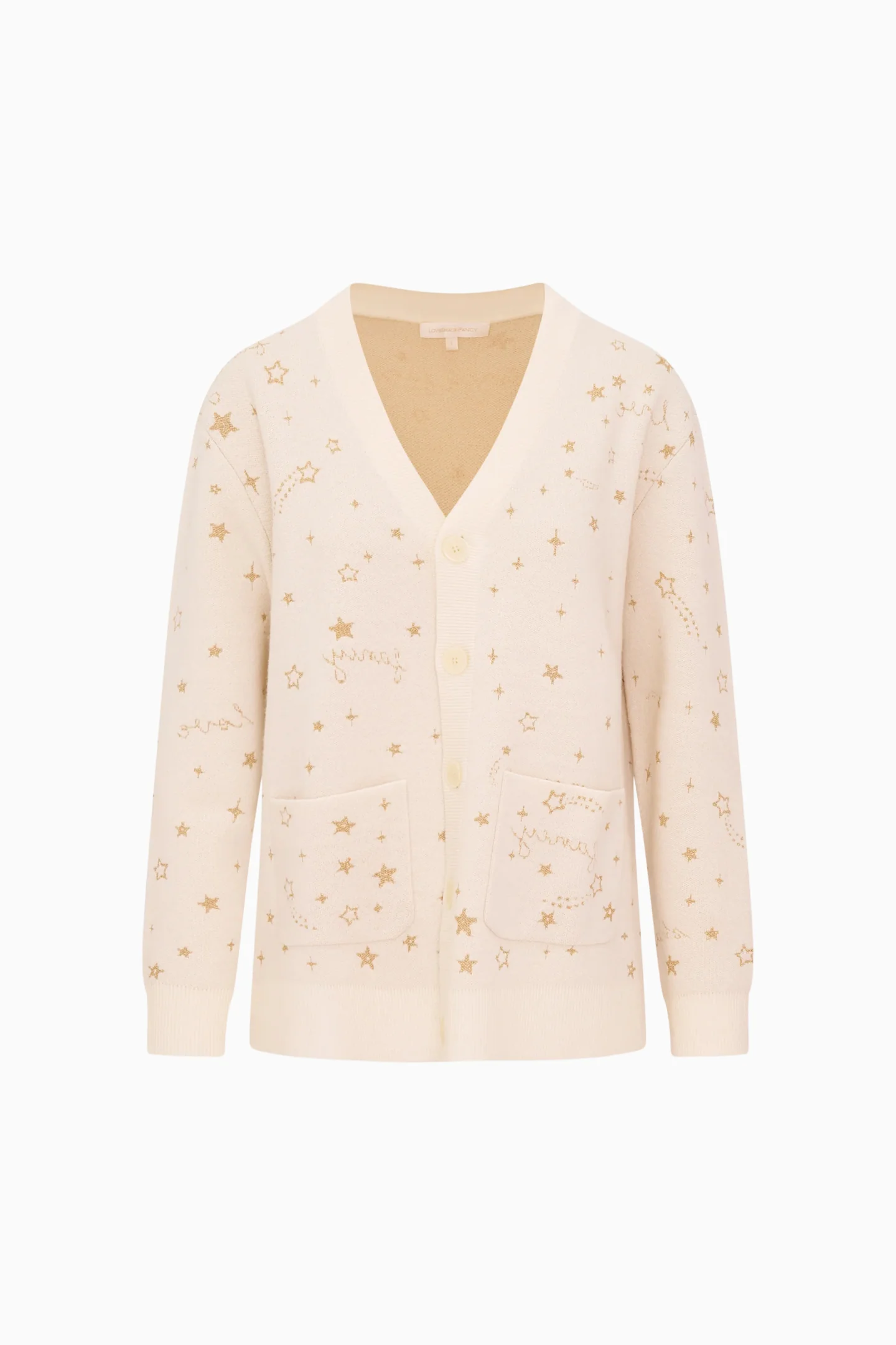Mar Wool Celestial Jacquard Cardigan - Image 5