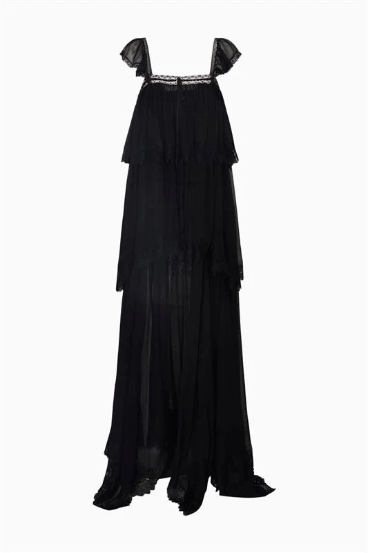 Maralee Silk Chiffon Maxi Dress - Image 6