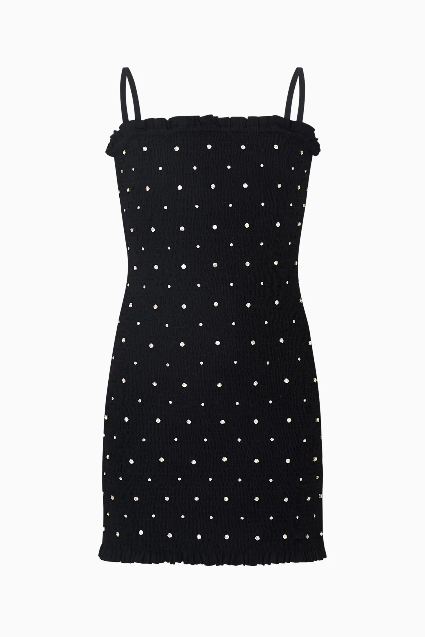 Girls Marcado Smocked Rhinestone Dress - Image 3
