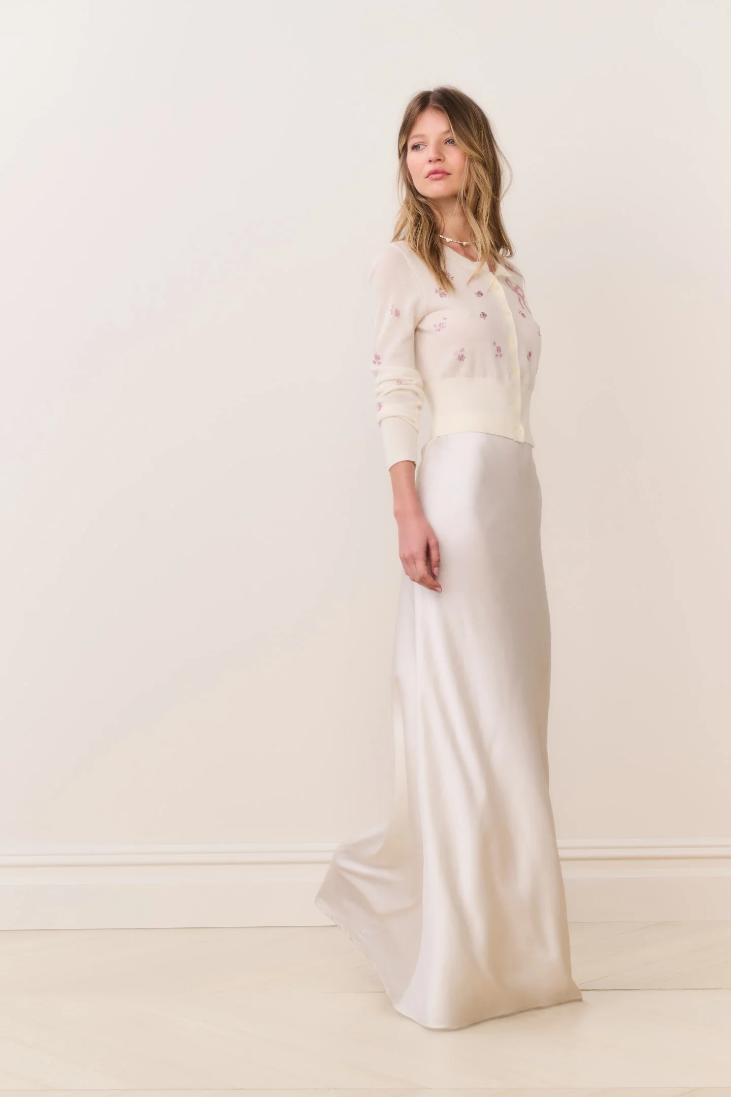 Maurine Satin Maxi Skirt - Image 2