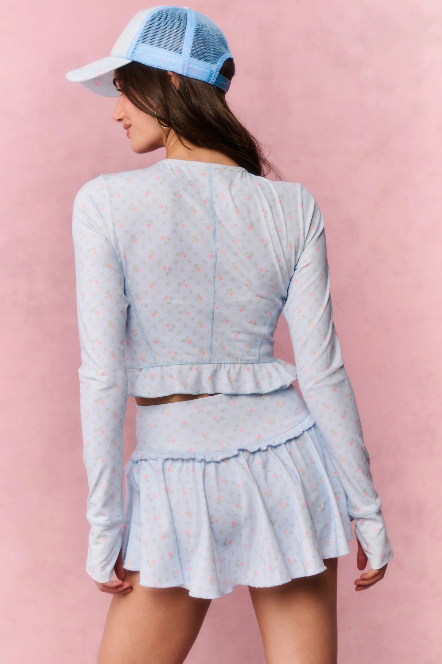 Medway Printed Zip-Up Active Top - Image 9