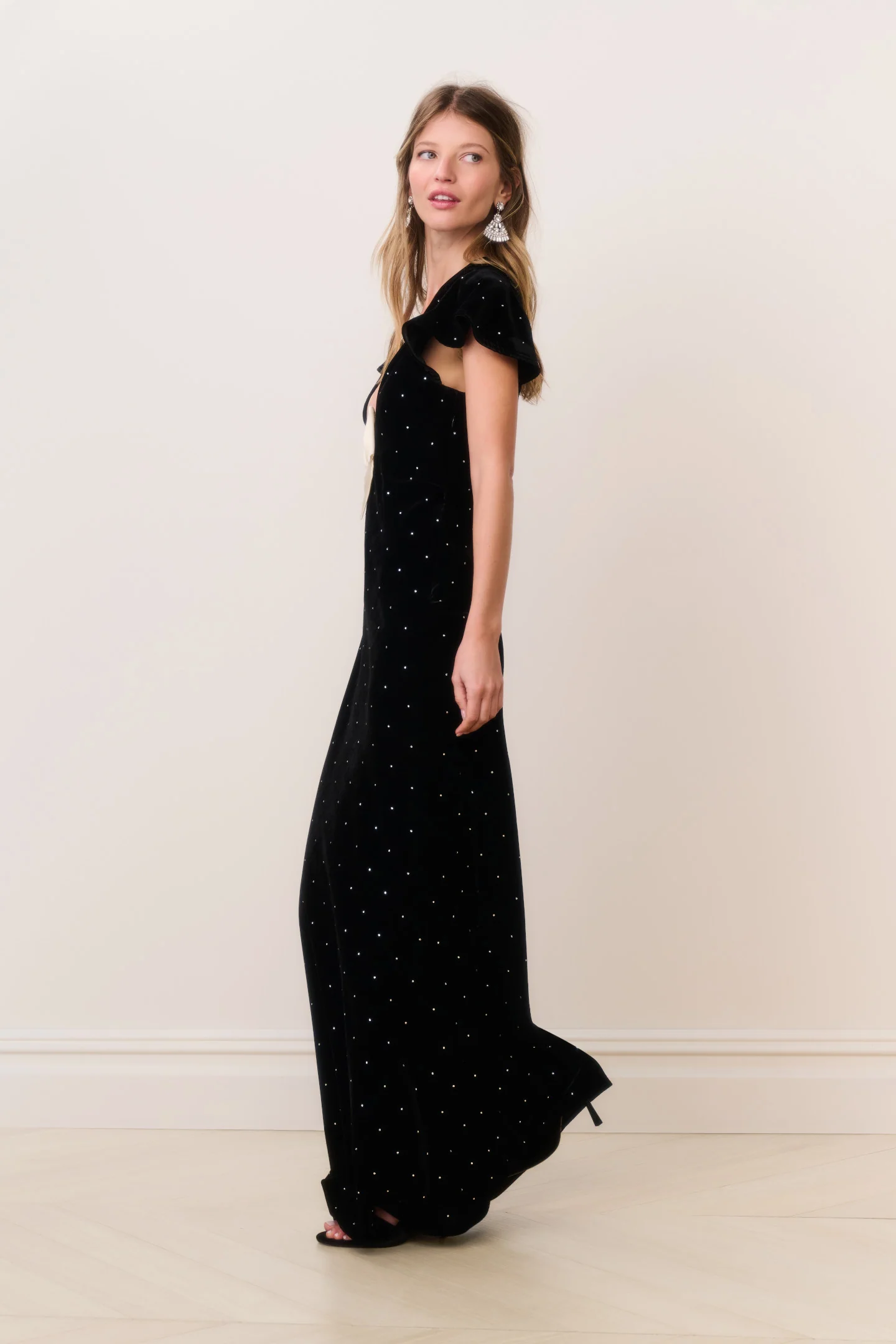 Melora Velvet Maxi Dress - Image 3