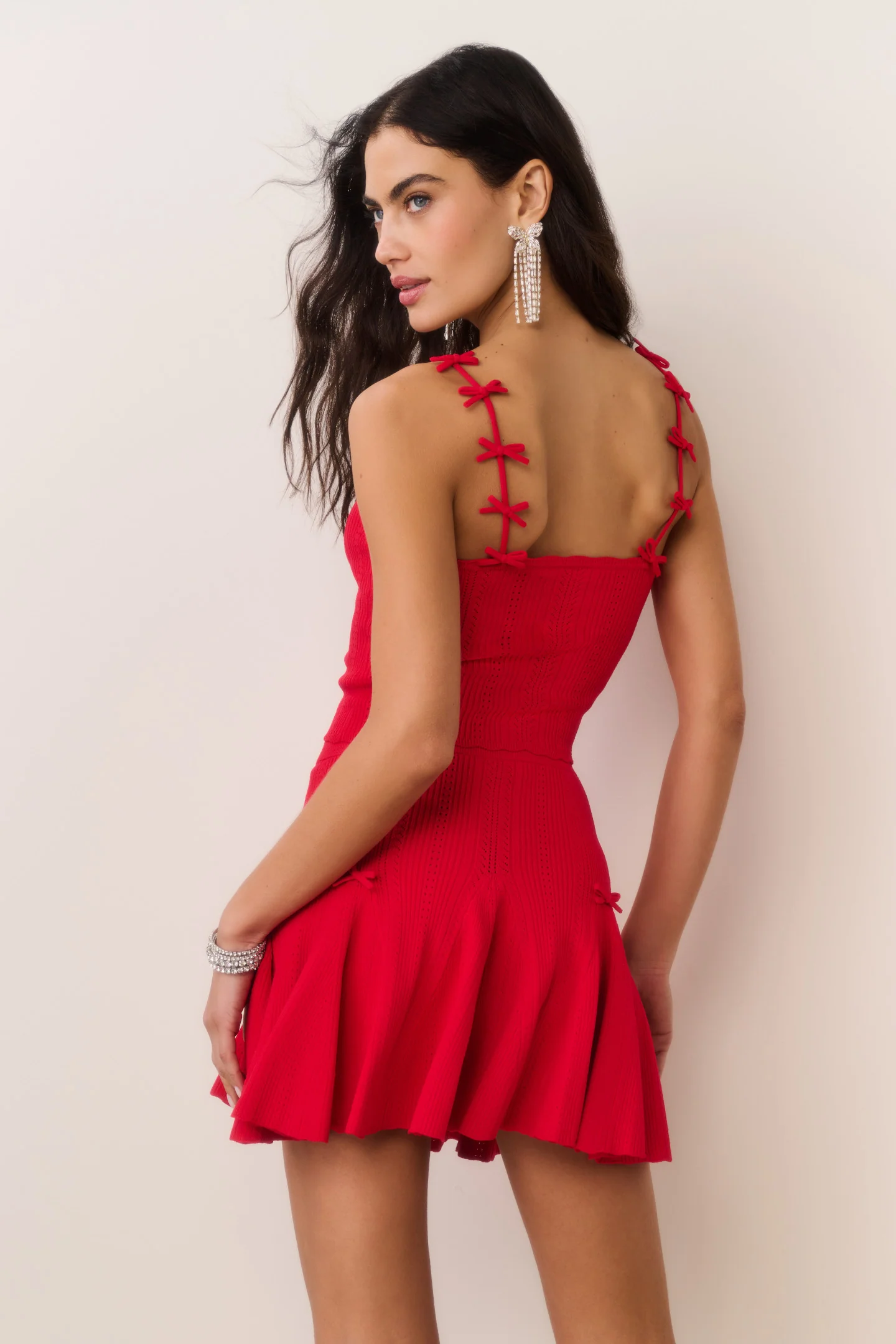 Meryl Rib Pointelle Mini Skirt - Image 4