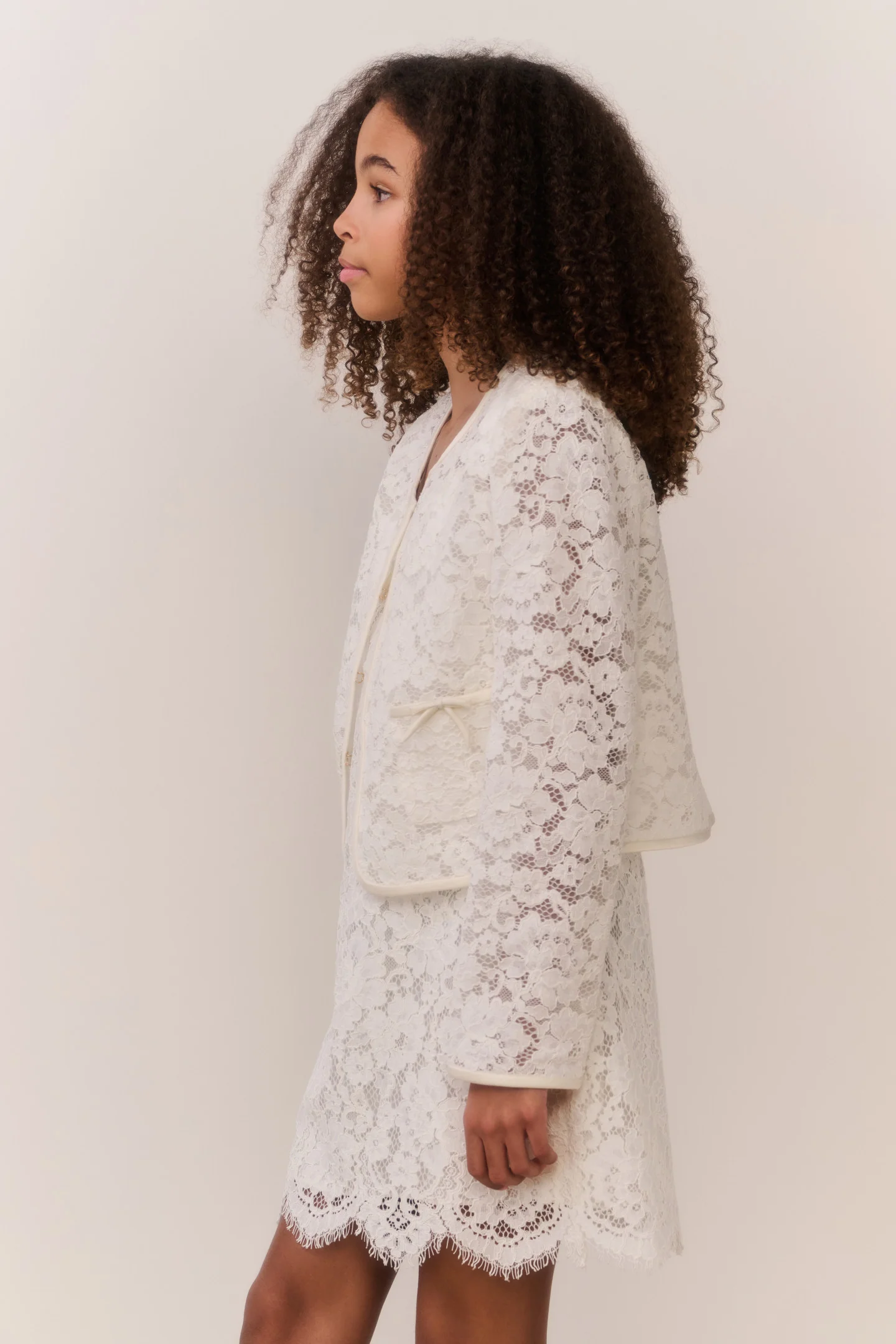 Tween Junetta Lace Jacket - Image 2