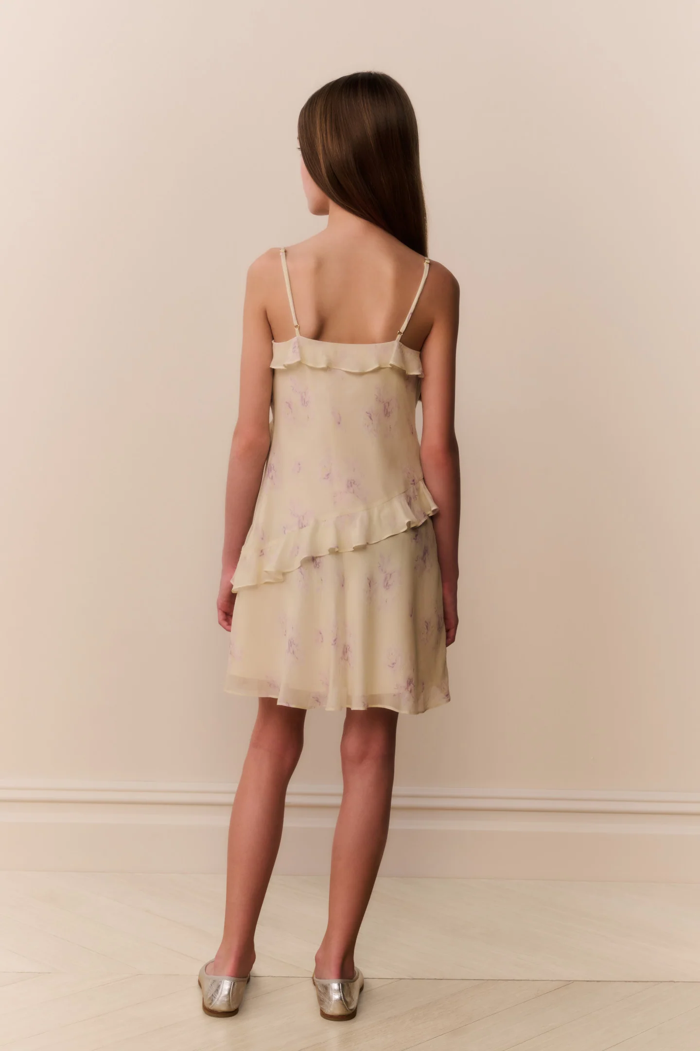 Tween Lomina Floral Chiffon Dress - Image 3