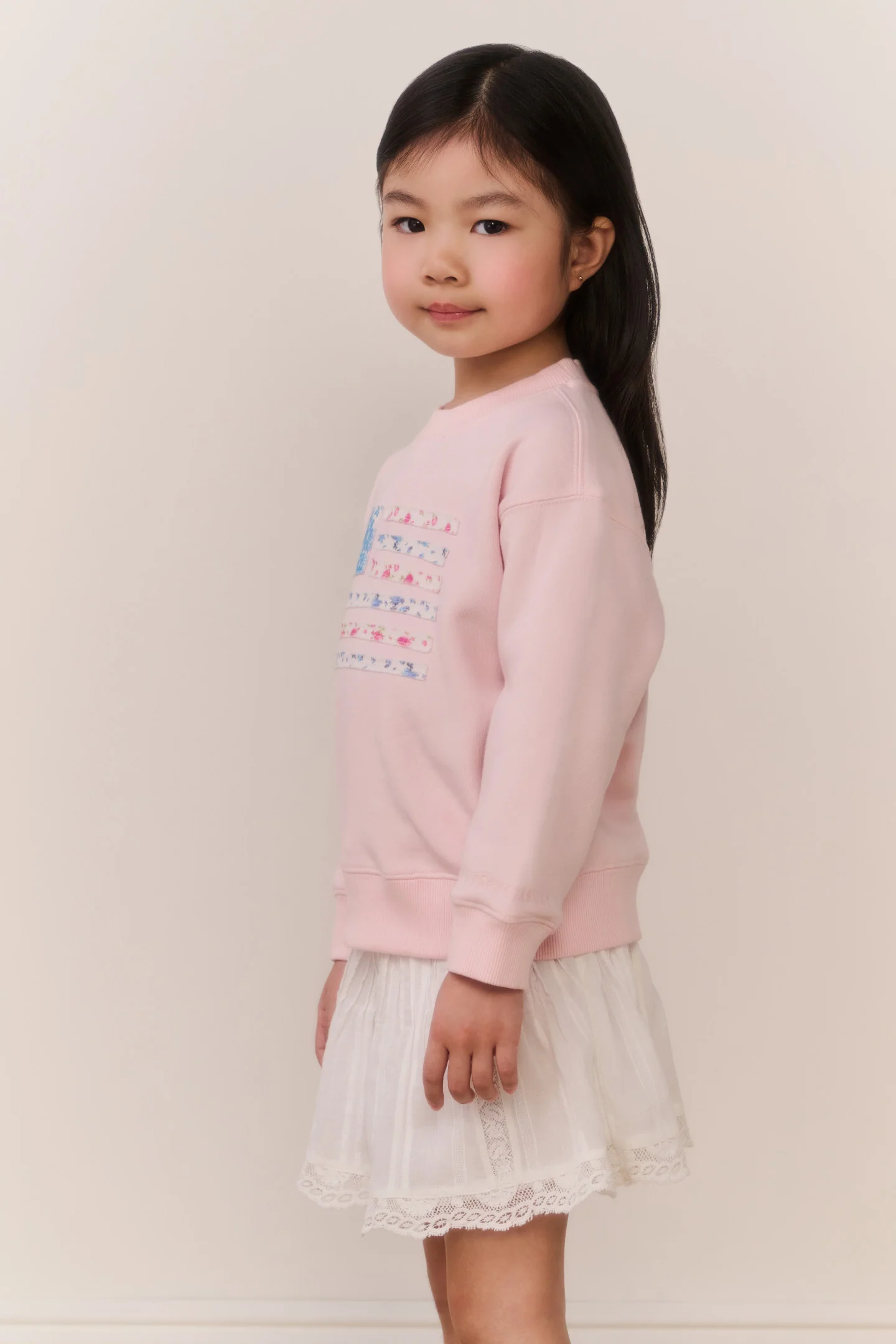 Little Girls Palo Americana Pullover - Image 3