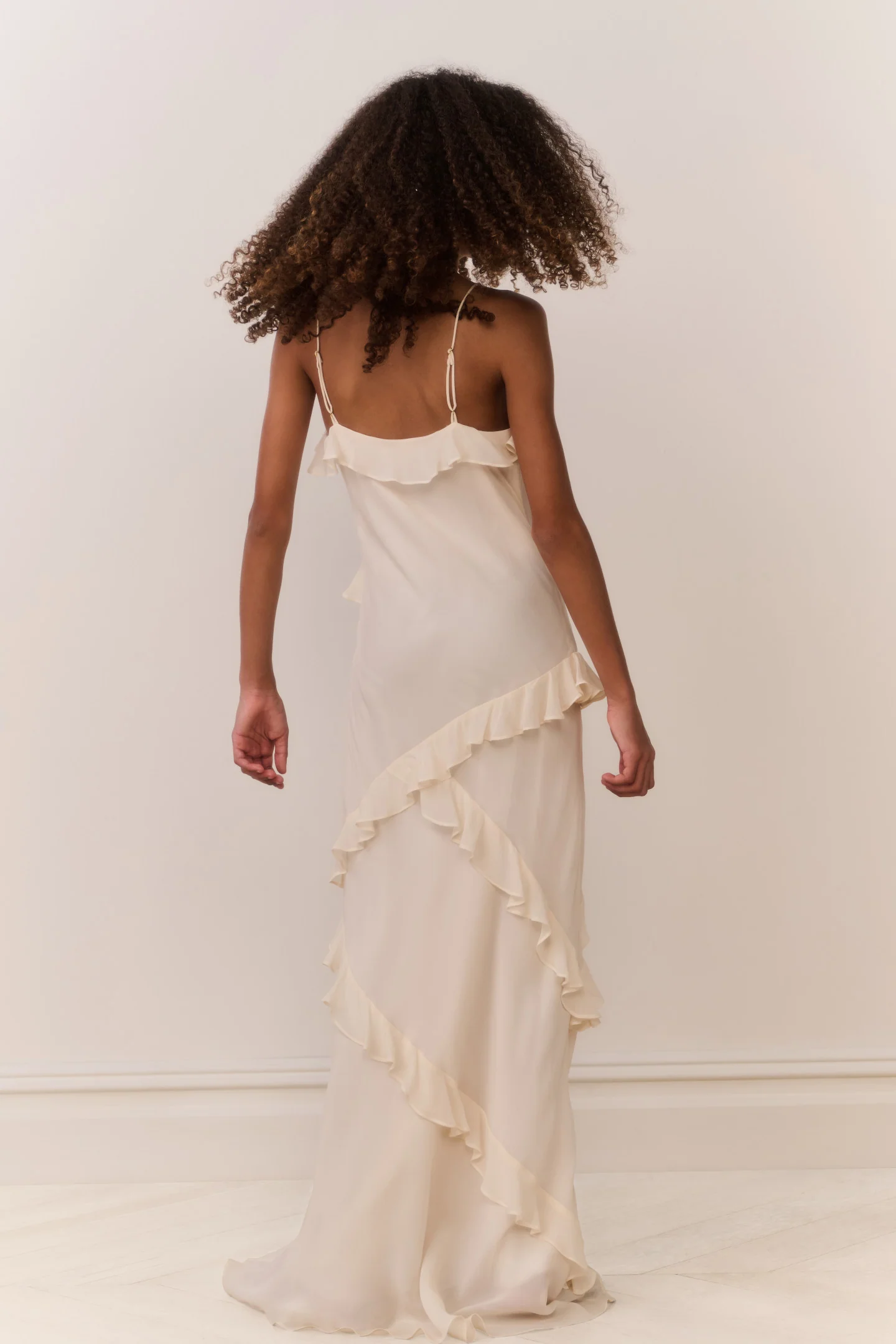 Tween Mini Rialto Cream Maxi Dress - Image 3