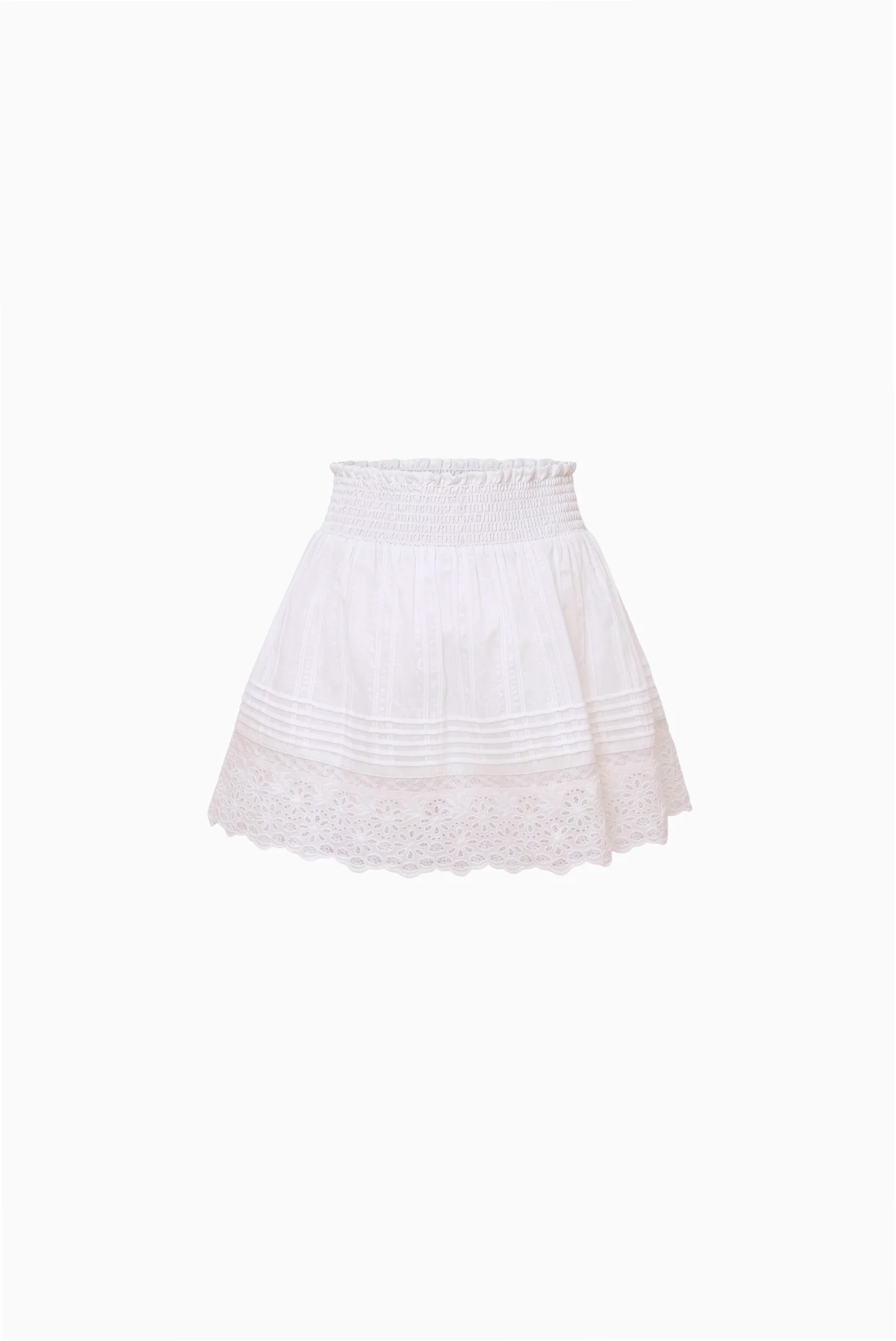 Little Girls Mini Sani Skirt - OPTIC WHITE - Image 4