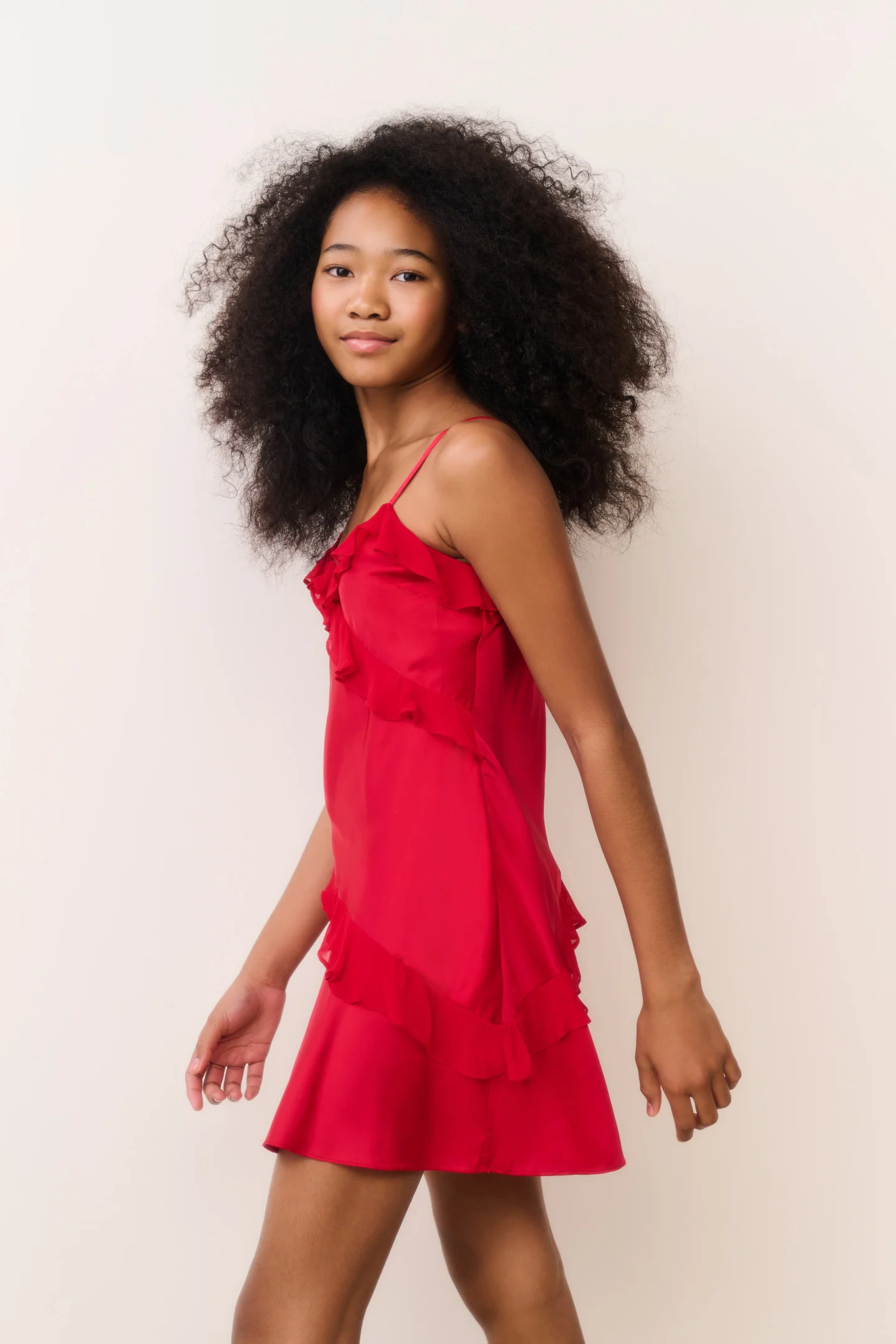 Tween Mini Lomina Charmeuse Dress - Image 4
