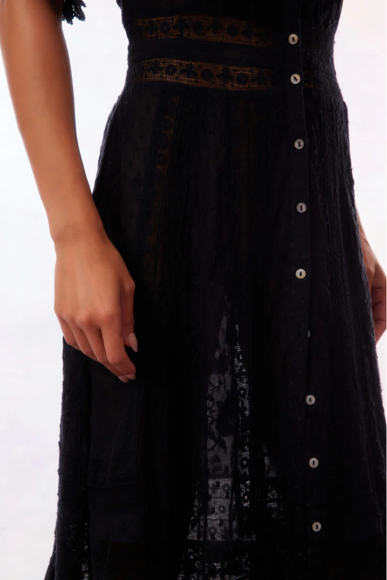 Minka Maxi Dress-BLACK - Image 4